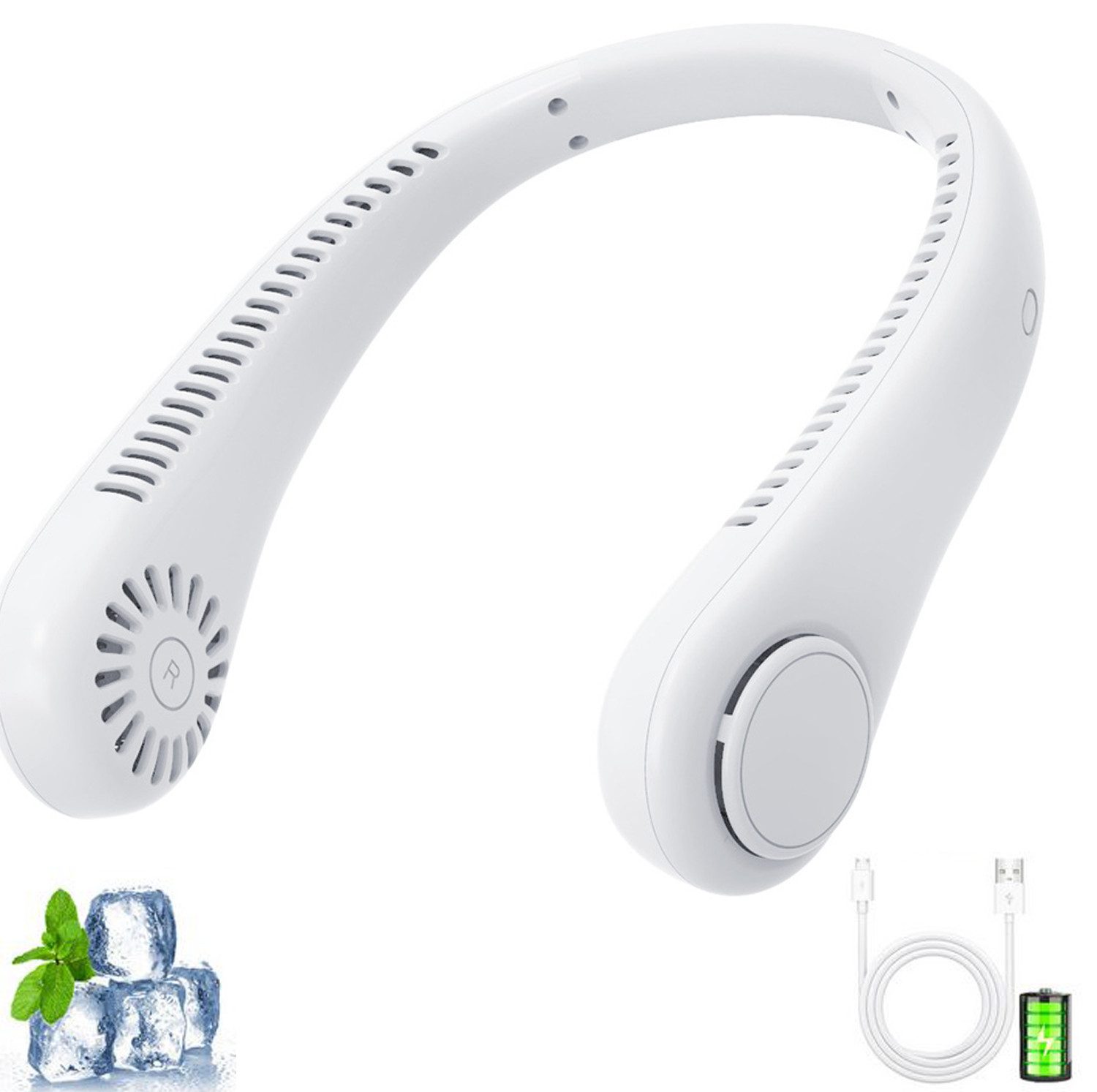 BlingBin Mini USB-Ventilator Tragbarer Hals-Ventilator, Hands günstig online kaufen