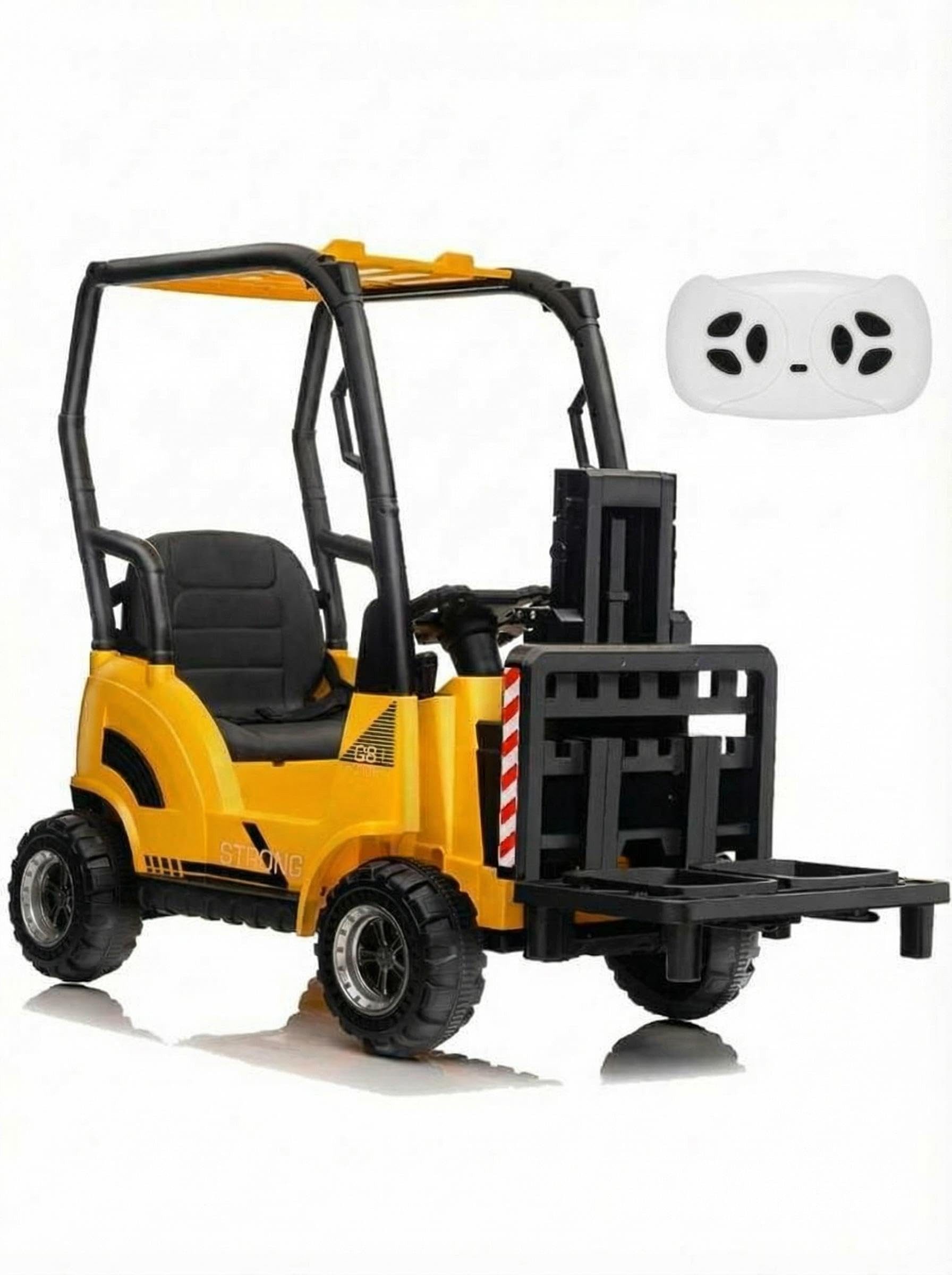GarveeMore Elektro-Kinderauto 12V Kinder Elektro Gabelstapler Mit Hebefunktion
