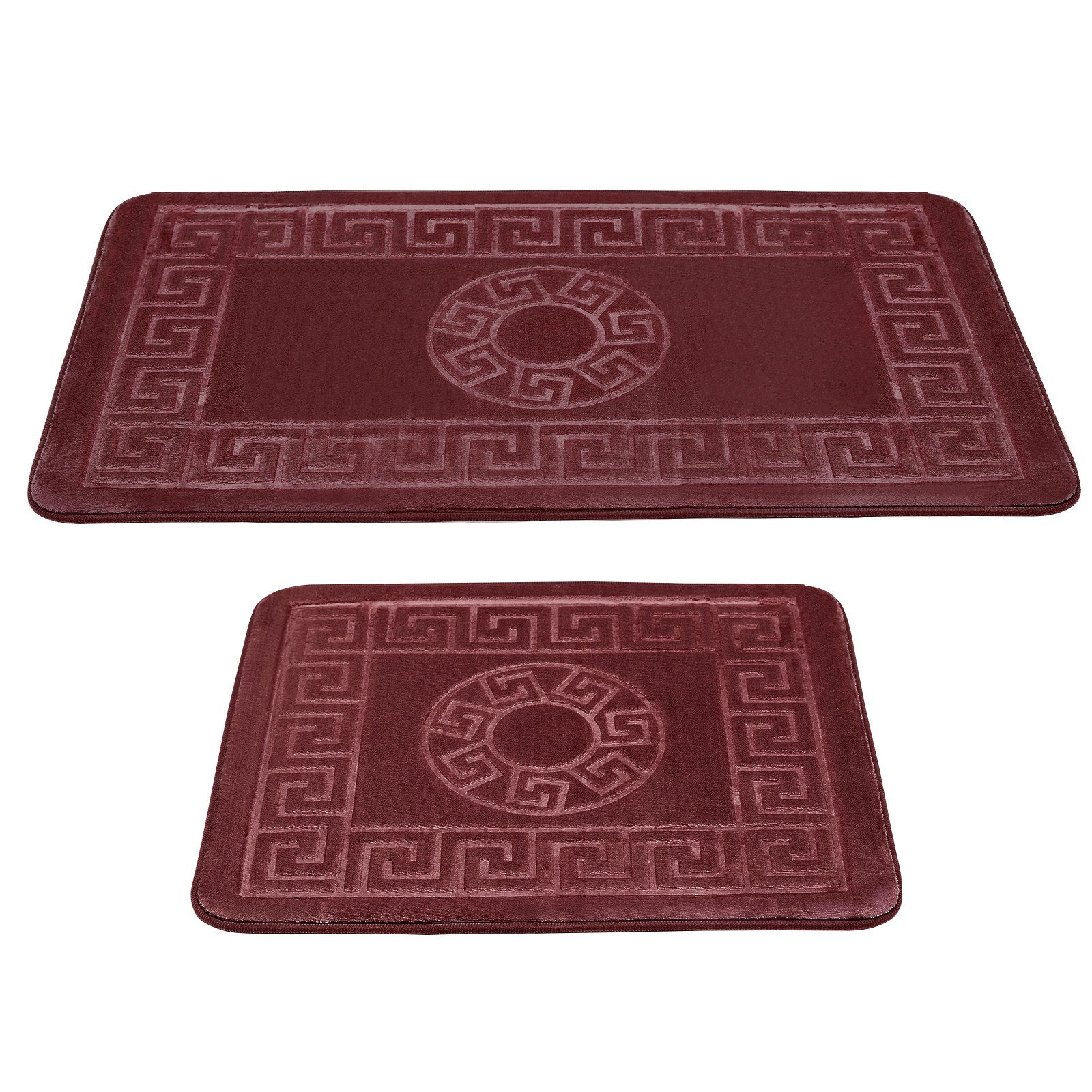 HOMELUX Badematte 2-teilig Badteppich Set Wasserabsorbierend günstig online kaufen