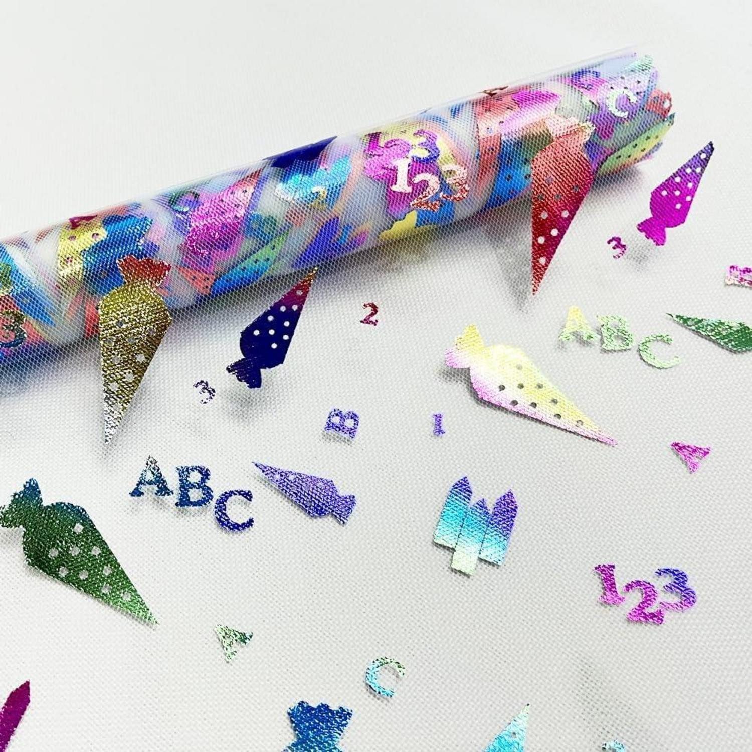 LuxusKollektion Tischläufer Tischläufer Einschulung Schulanfang Deko Mädchen Junge 28 cm Blau – Bild 3 von 5