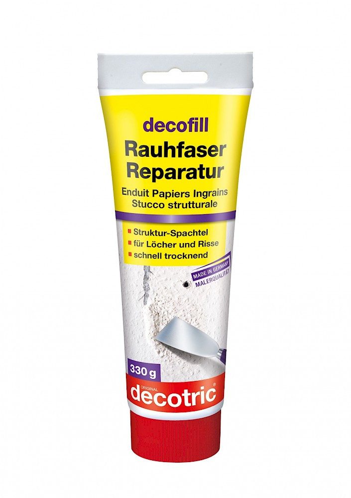 decotric® Spachtelmasse Rauhfaser Reparatur Struktur-Spachtel Wandspachtelm günstig online kaufen