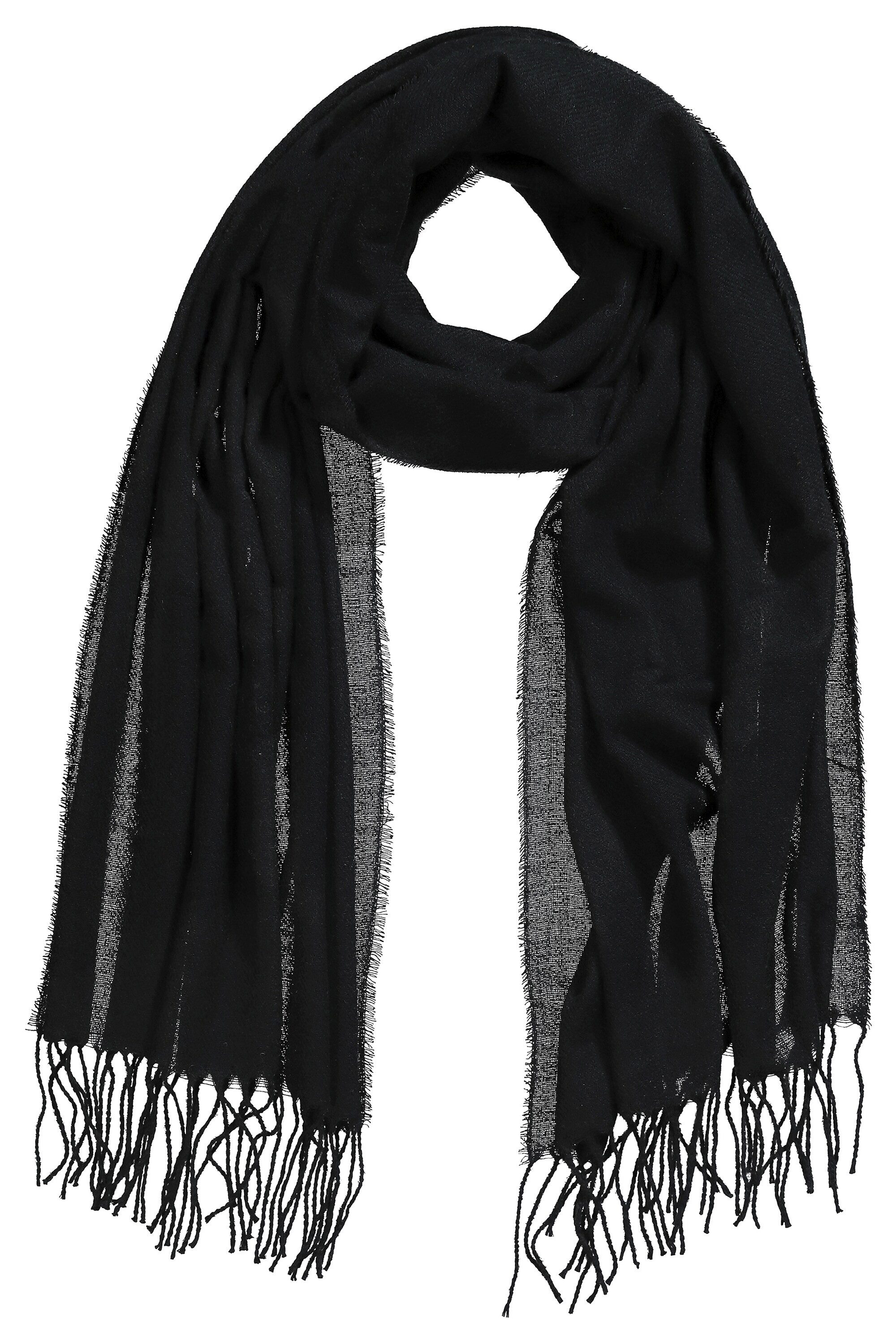 Ulla Popken Halstuch Schal einfarbig recycelt günstig online kaufen