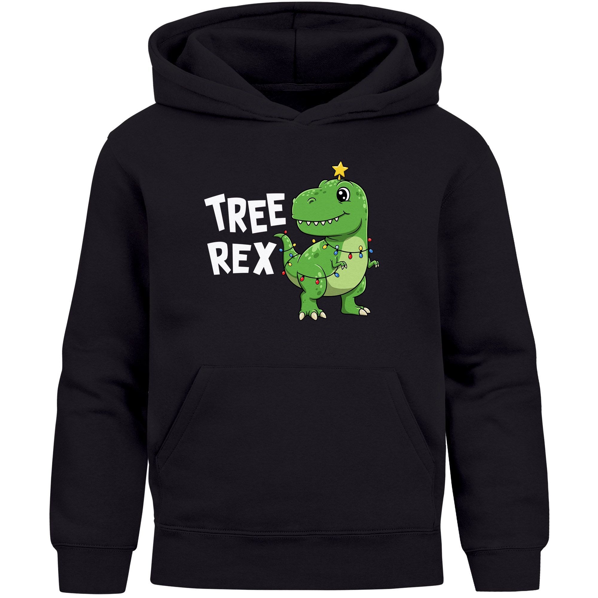 Hoodie Kinder Hoodie Weihnachtspullover Jungen Mädchen Tree Rex