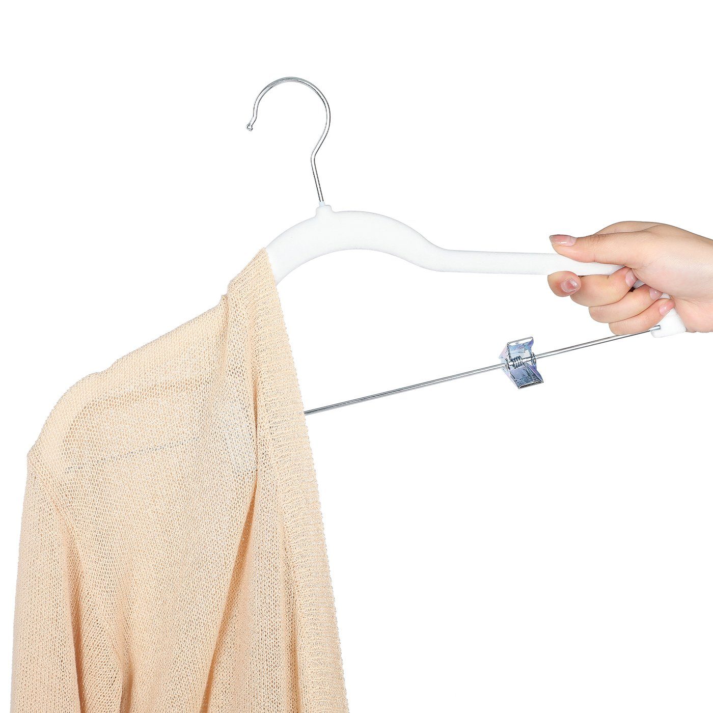 SVITA Kleiderbügel Anzugbügel mit Hosenclips, (10-tlg), günstig online kaufen