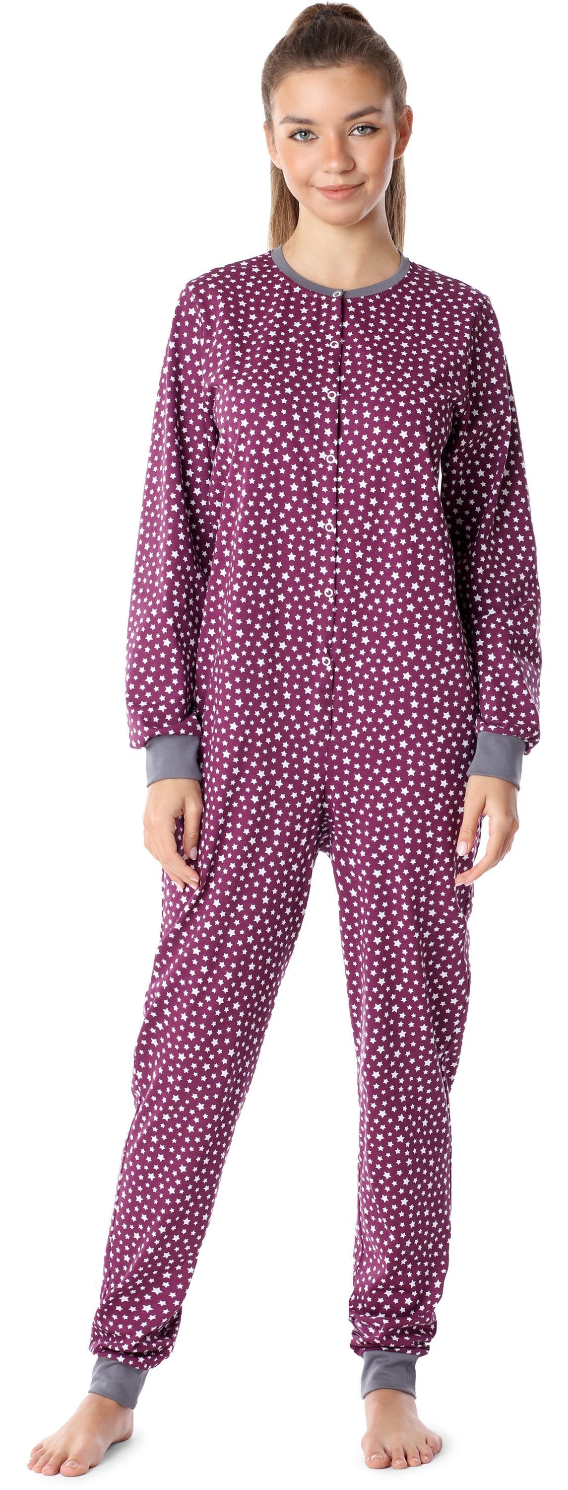 Merry Style Schlafanzug Mädchen Jugend Schlafanzug Schlafoverall MS10-335 Rot/Sterne | Pyjamas