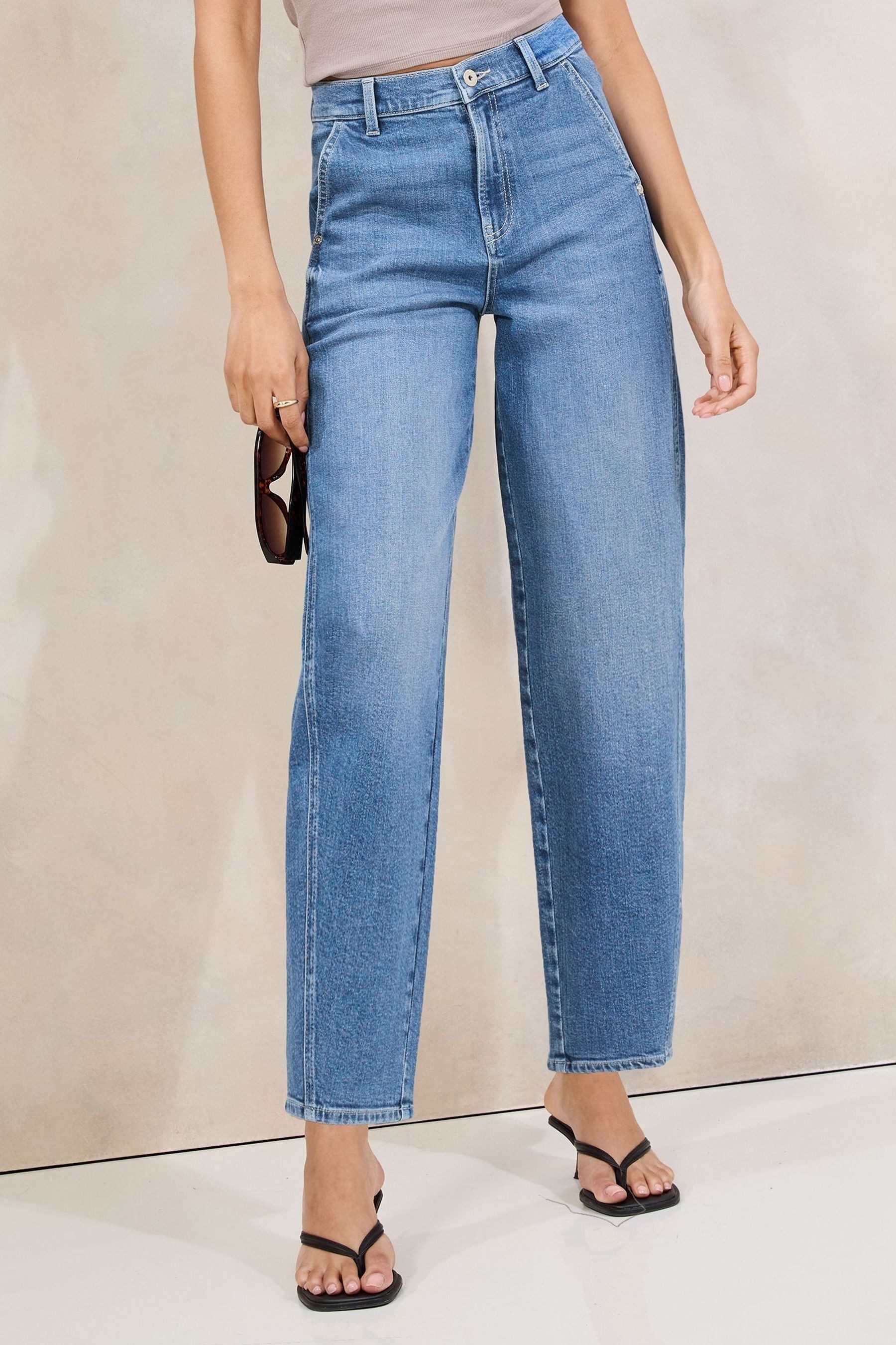 Slim-fit-Jeans Lipsy Barrel-Jeans im Slim Fit, Regular