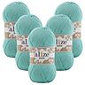 5 x ALIZE Bella 100 477 Teal