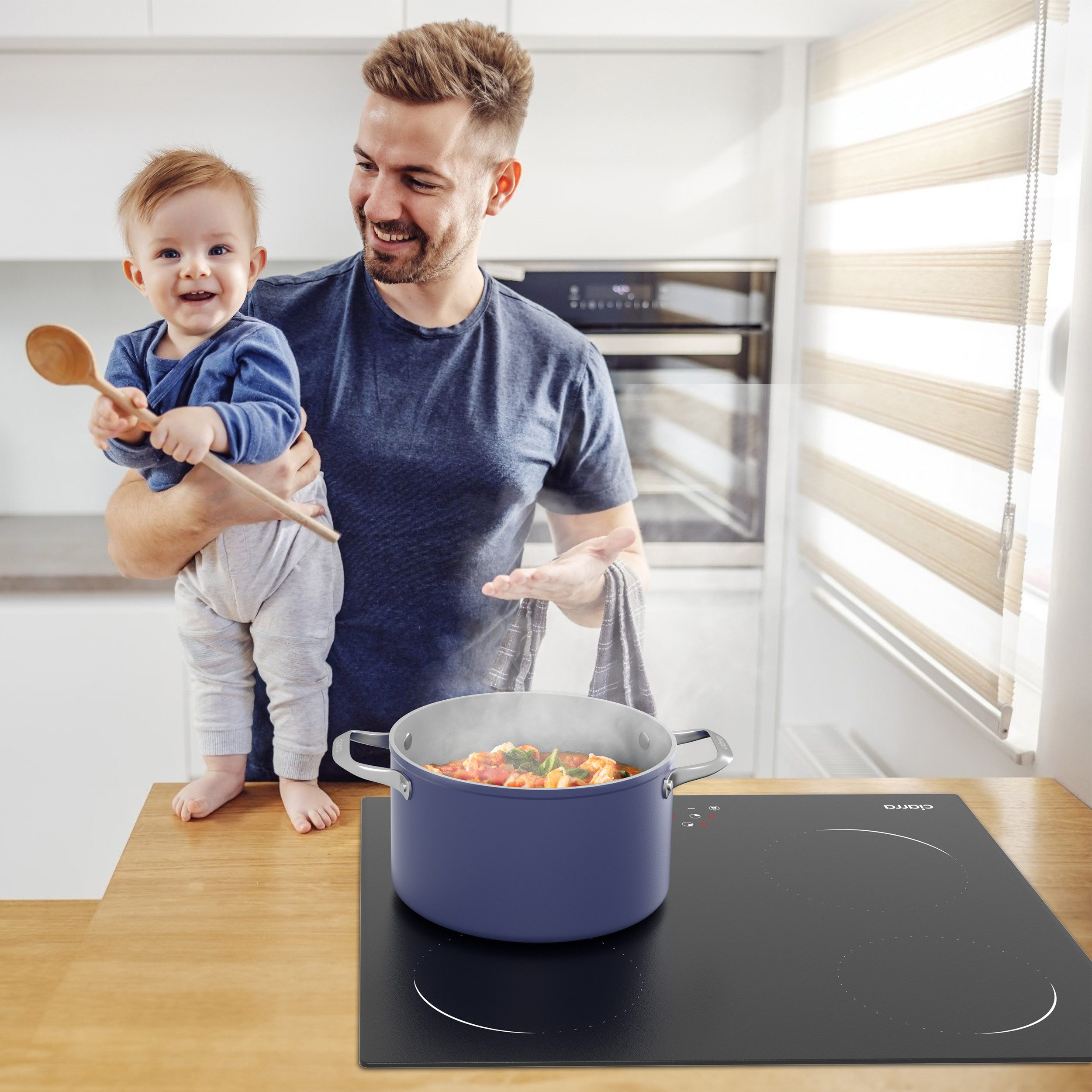 CIARRA Induktions-Kochfeld 60 cm Induktionskochfeld 4 Zonen Einbau-Kochfelder Induktionsherd Touch Control VM4BIH-A VM4BIH-C VM4BIH-D VM4BIH-E VM4BIH-F, 4 Zonen Einbau-Kochfelder Induktionsherd 9 Stufen mit 99 Min Timer