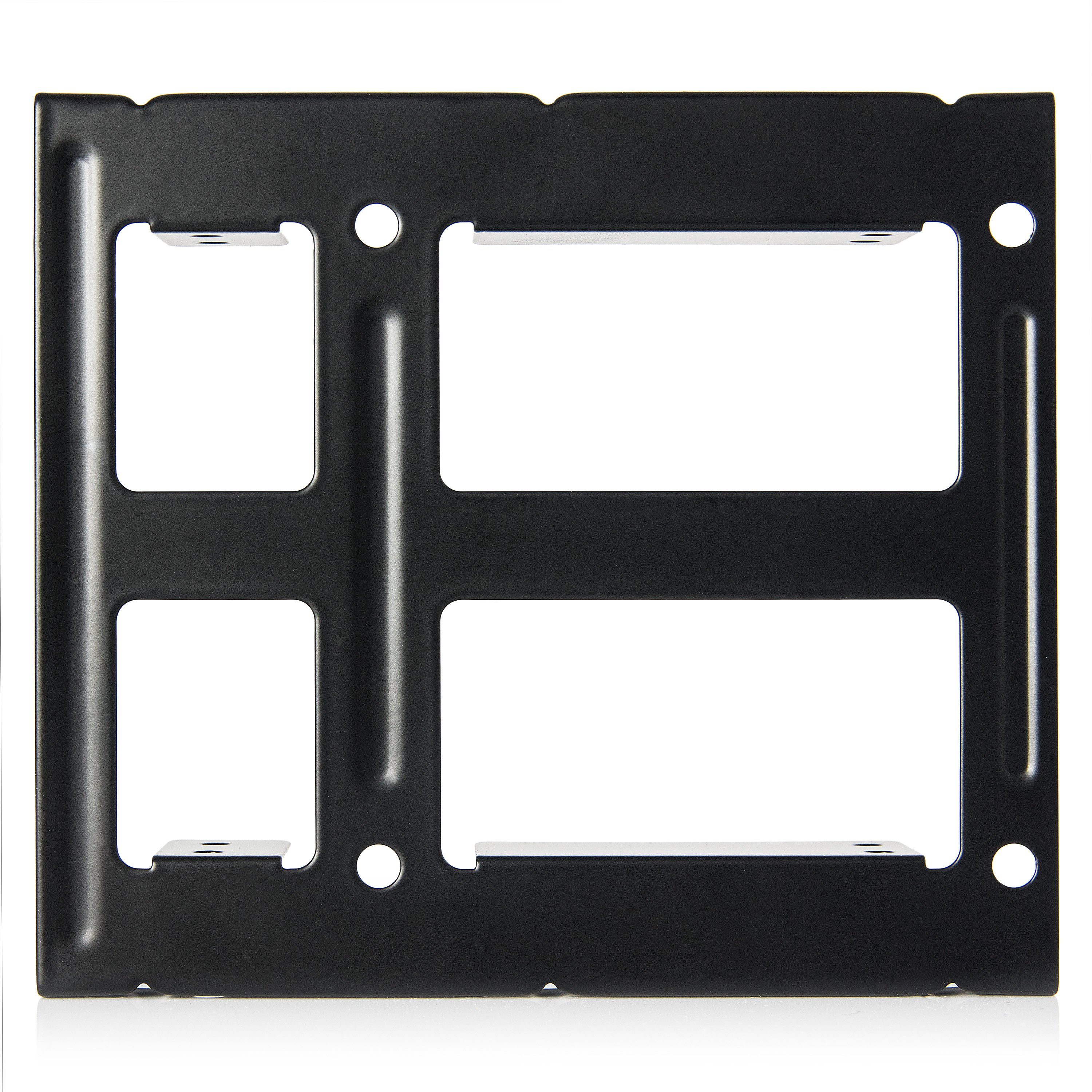 Poppstar Festplatten-Einbaurahmen Festplattenrahmen intern für 1 oder 2 SSDs, für SSD HDD Festplatte 2,5" auf 3,5", inkl. Schrauben