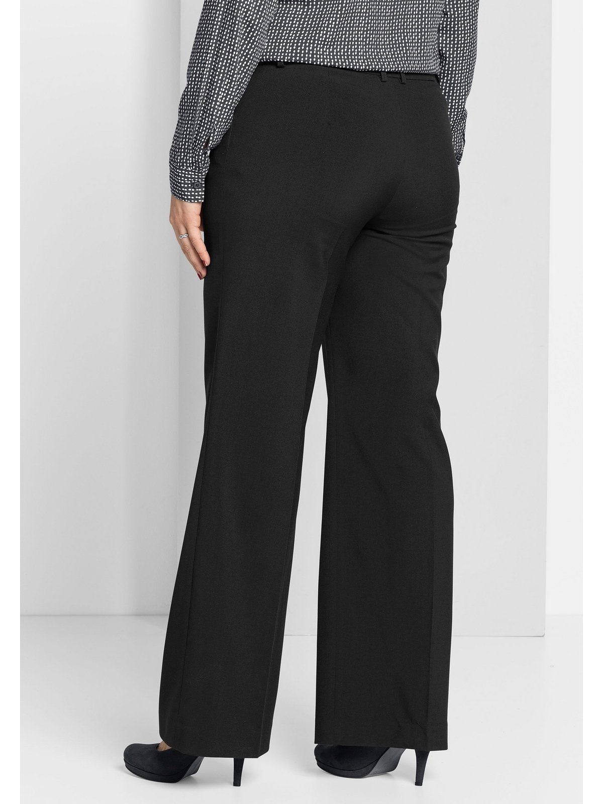 Sheego Stretch-Hose Große Größen mit Bügelfalte