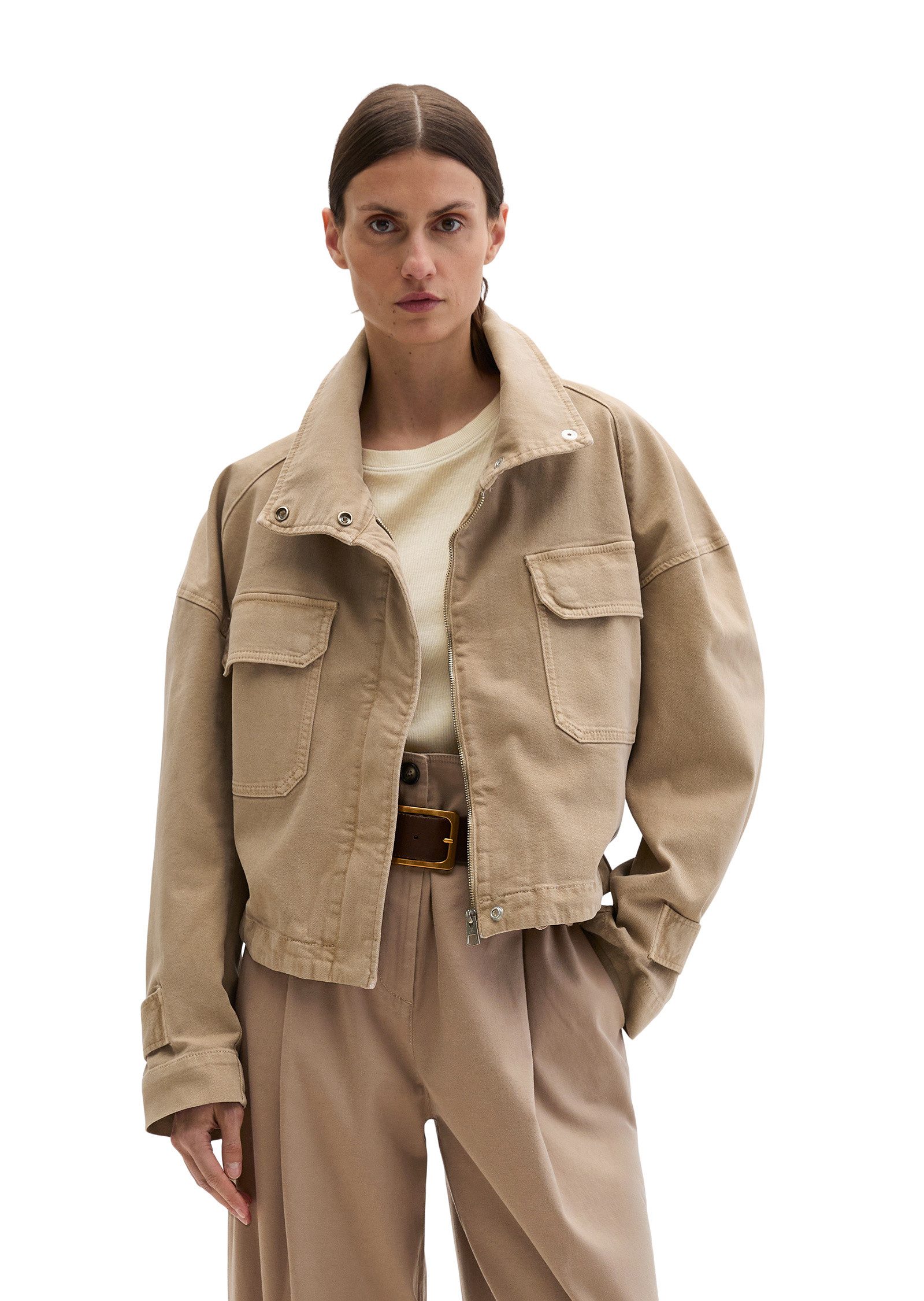 Marc O'Polo Jeansjacke aus Garment dyed Baumwolle