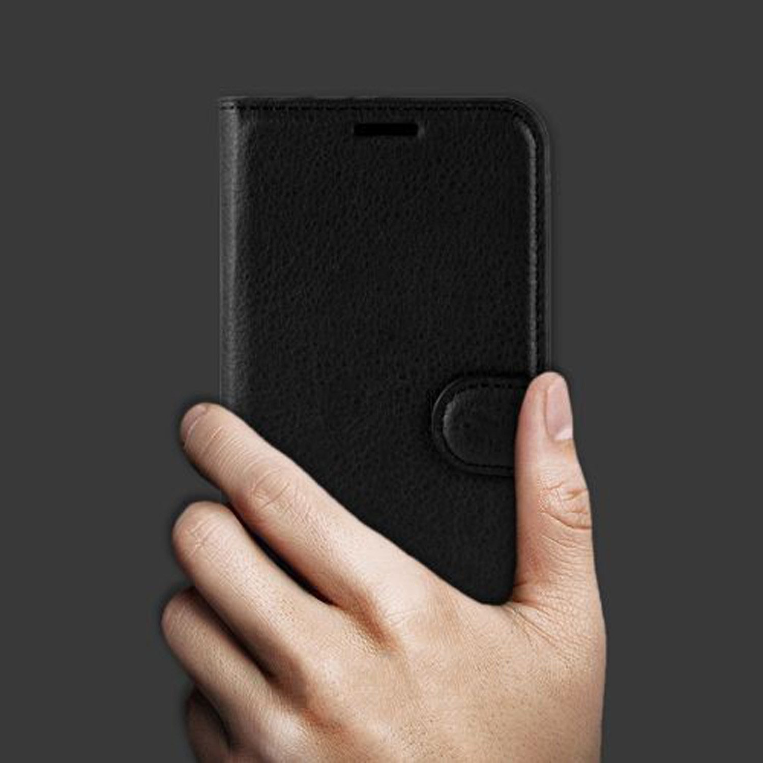 betterfon Handyhülle für alle Xiaomi Klapphülle Flip Case Wallet Case in, 3 Kartenfächer, Magnetverschluss & Standfunktion im Lederlook