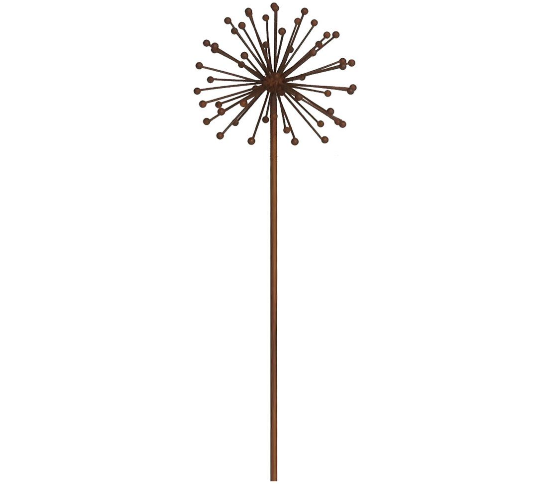 Dandelion, Gartenstecker Metall, braun Dehner