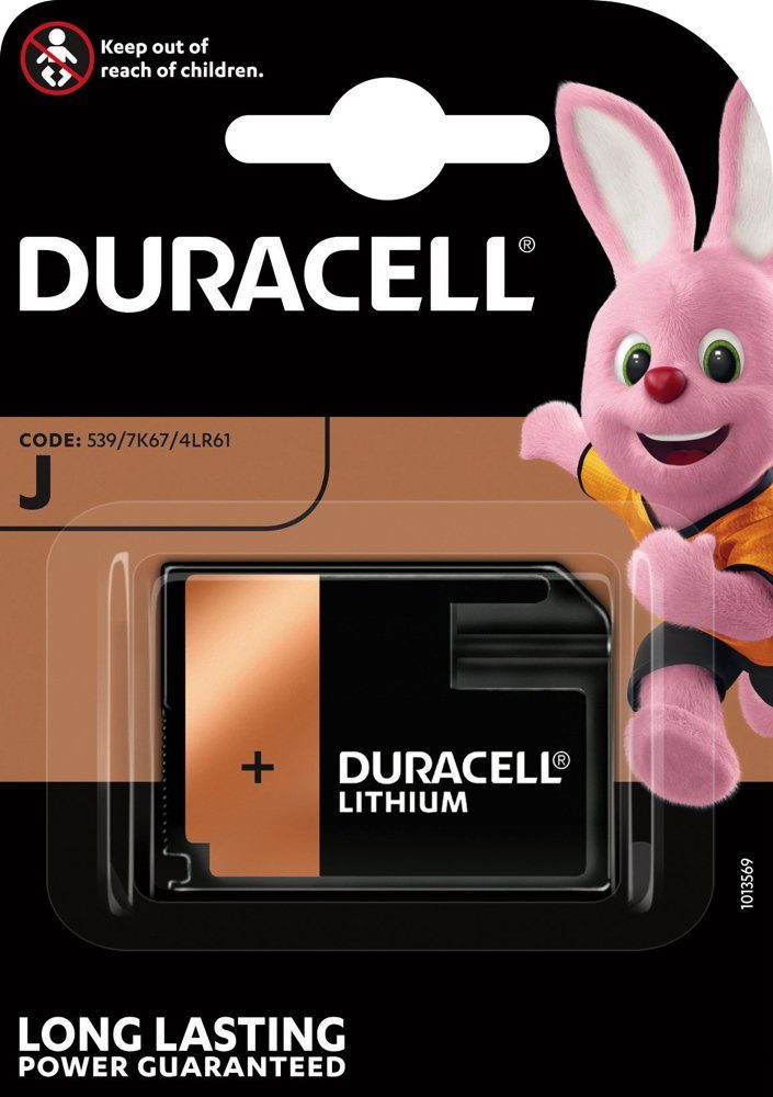 Duracell 1 Duracell Security 4LR61 / J Alkaline Batterie Blister Knopfzelle