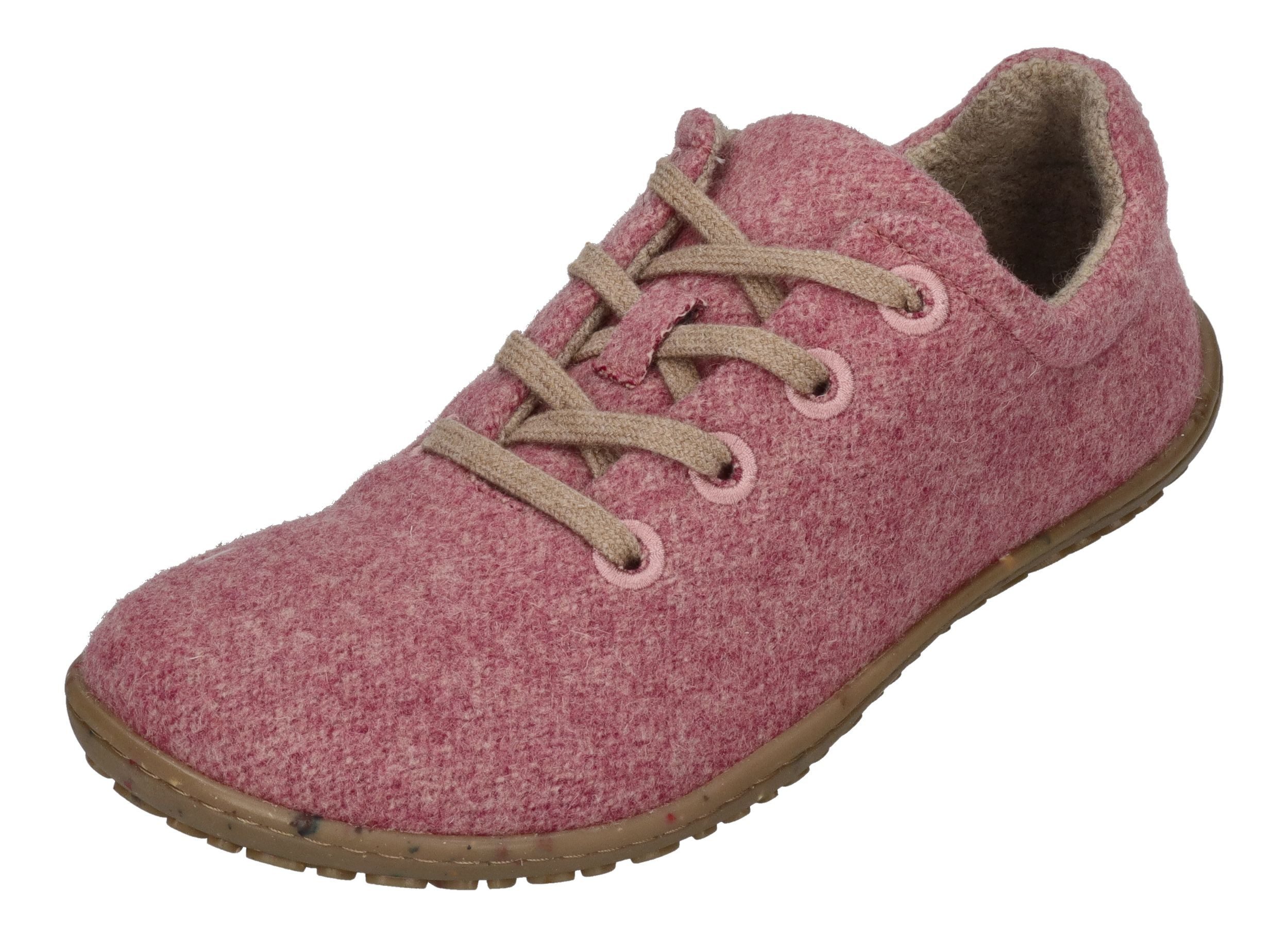KOEL INES ECO MERINO Barfußschuh imperial pink