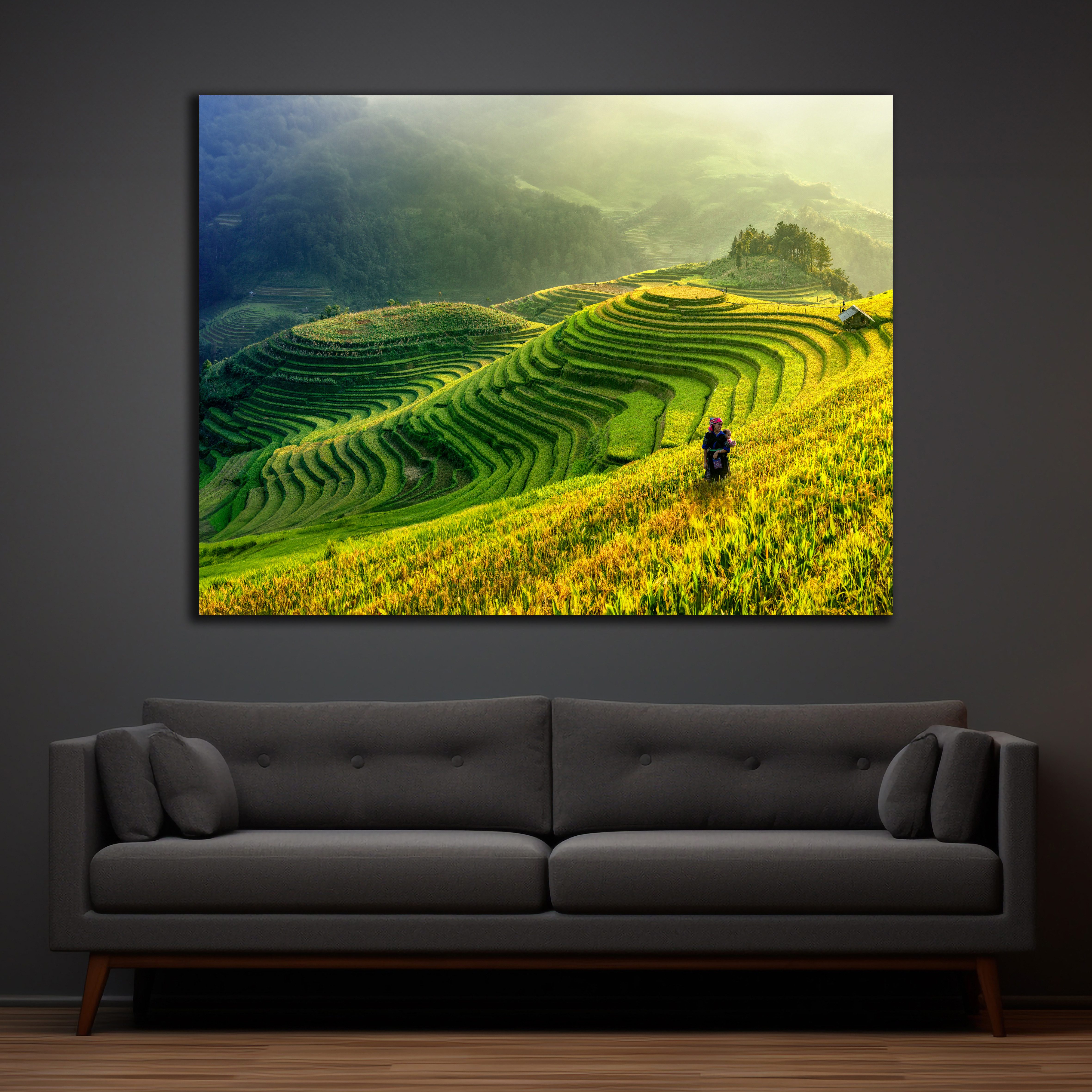 DARO Design Leinwandbild Modern Abstrakt Wandbilder günstig online kaufen