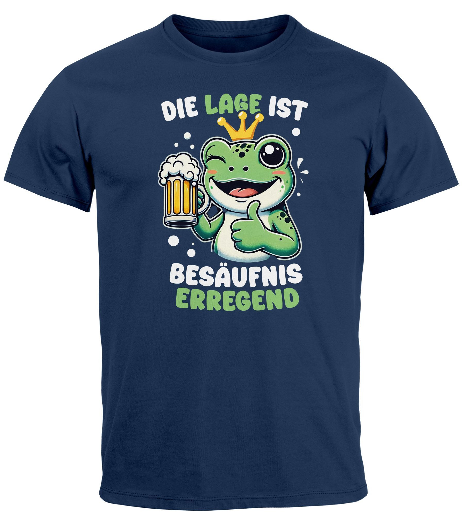 MoonWorks Print-Shirt Herren T-Shirt Party Feiern günstig online kaufen