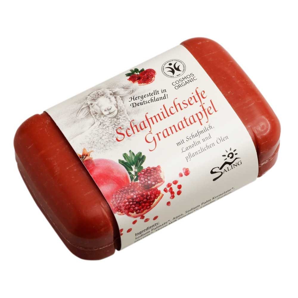 Saling Handseife Schafmilchseife - Granatapfel 100g