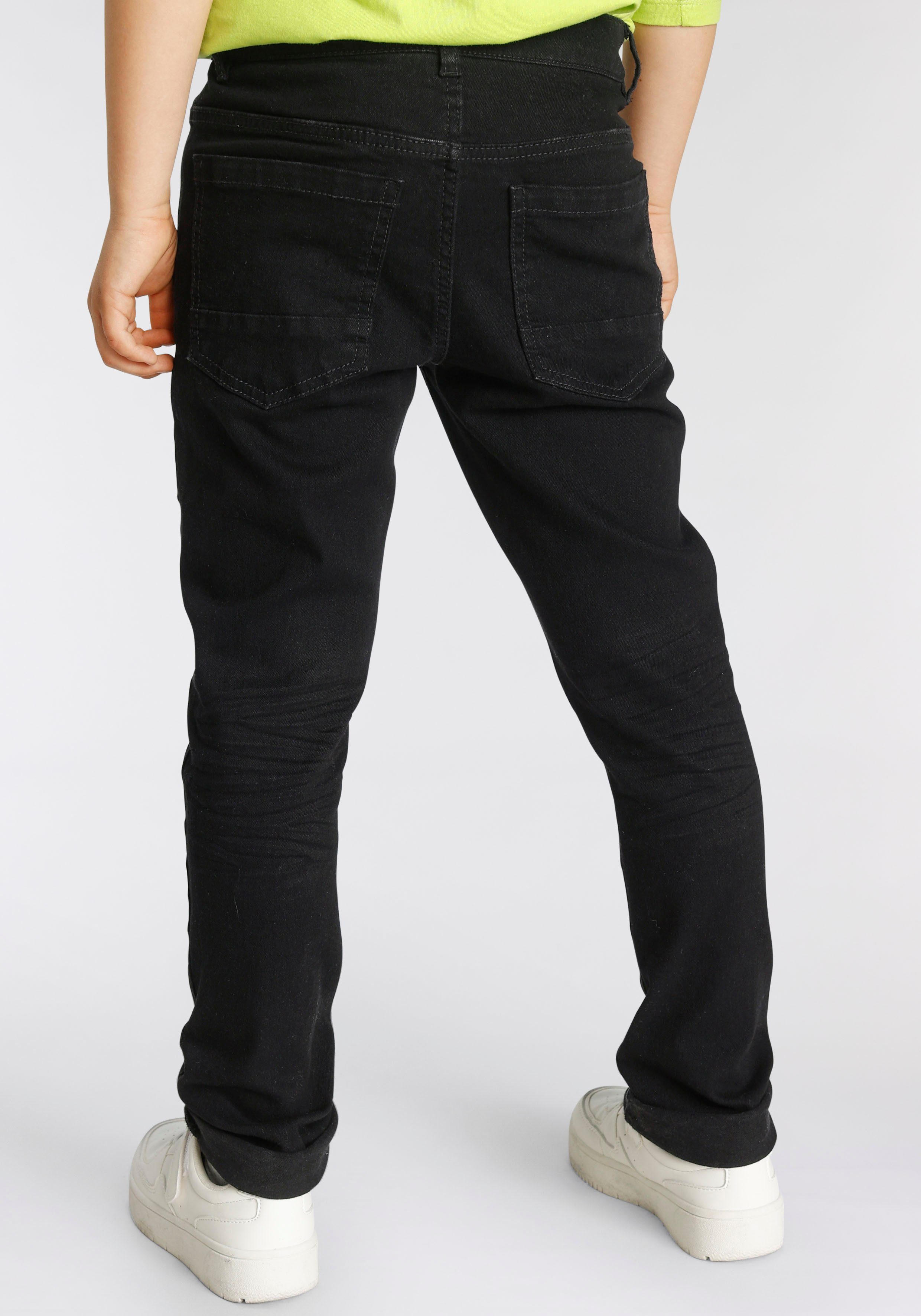 Arizona Stretch-Hose, Basic Jeans für Jungen regular fit mit schmalem Bein