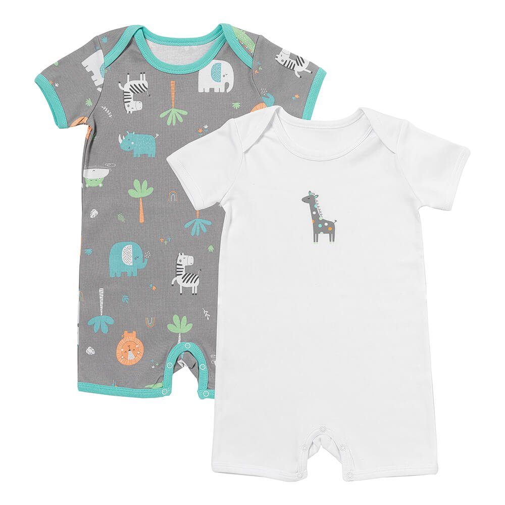 Strampler Bio Baby-Strampler kurzarm 2er-Pack OEKO-TEX zertifiziert