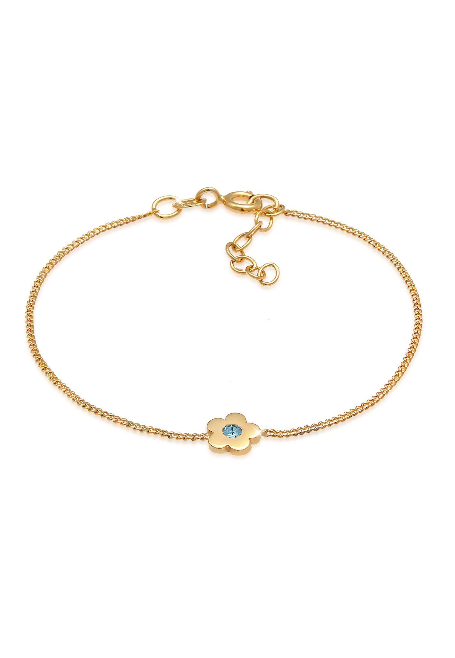 Armband Kinder Blume 925 Sterling Silber, mit Kristallen von Swarovski®