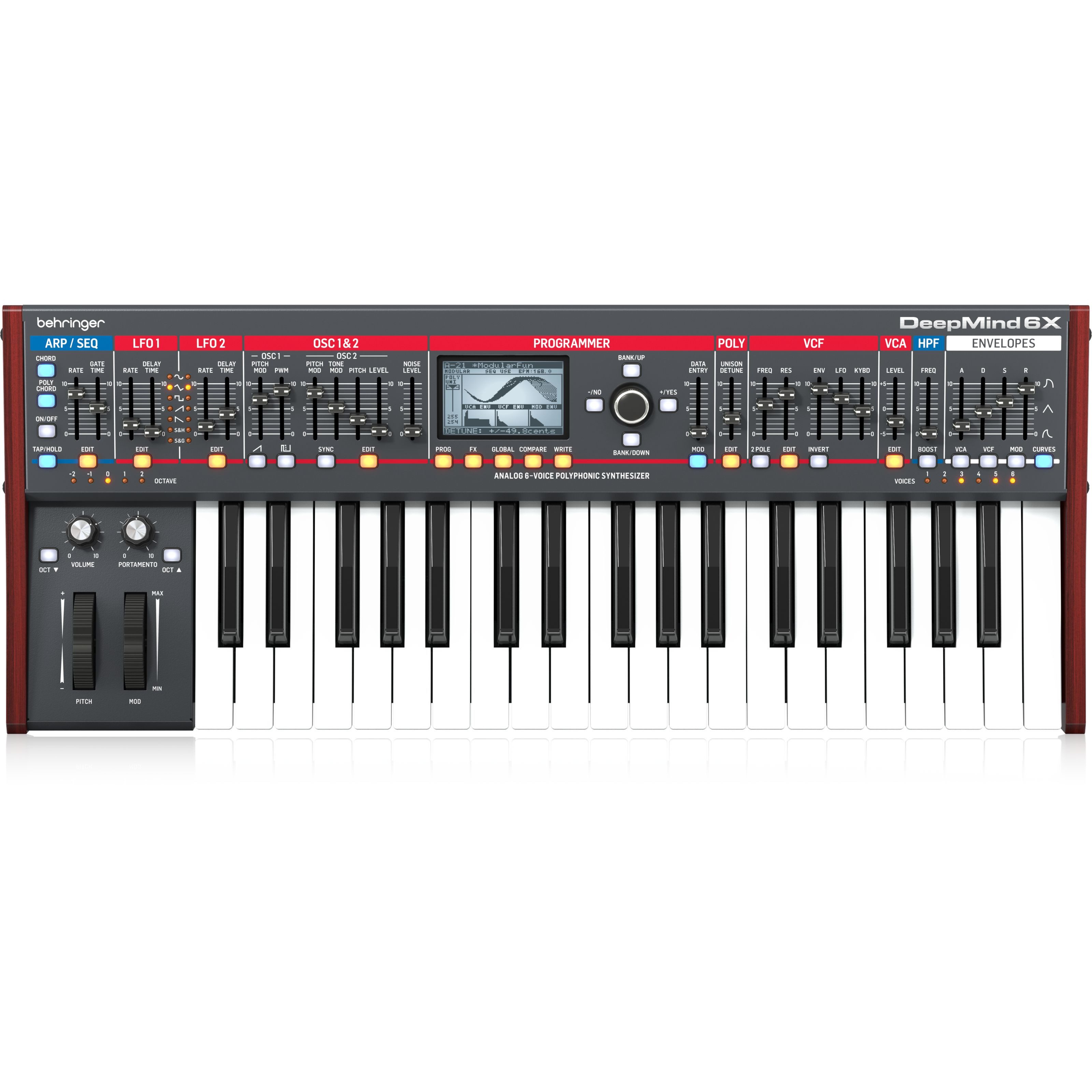 Behringer Synthesizer (Synthesizer, Analog Synthesizer), DeepMind 6X - Synthesizer