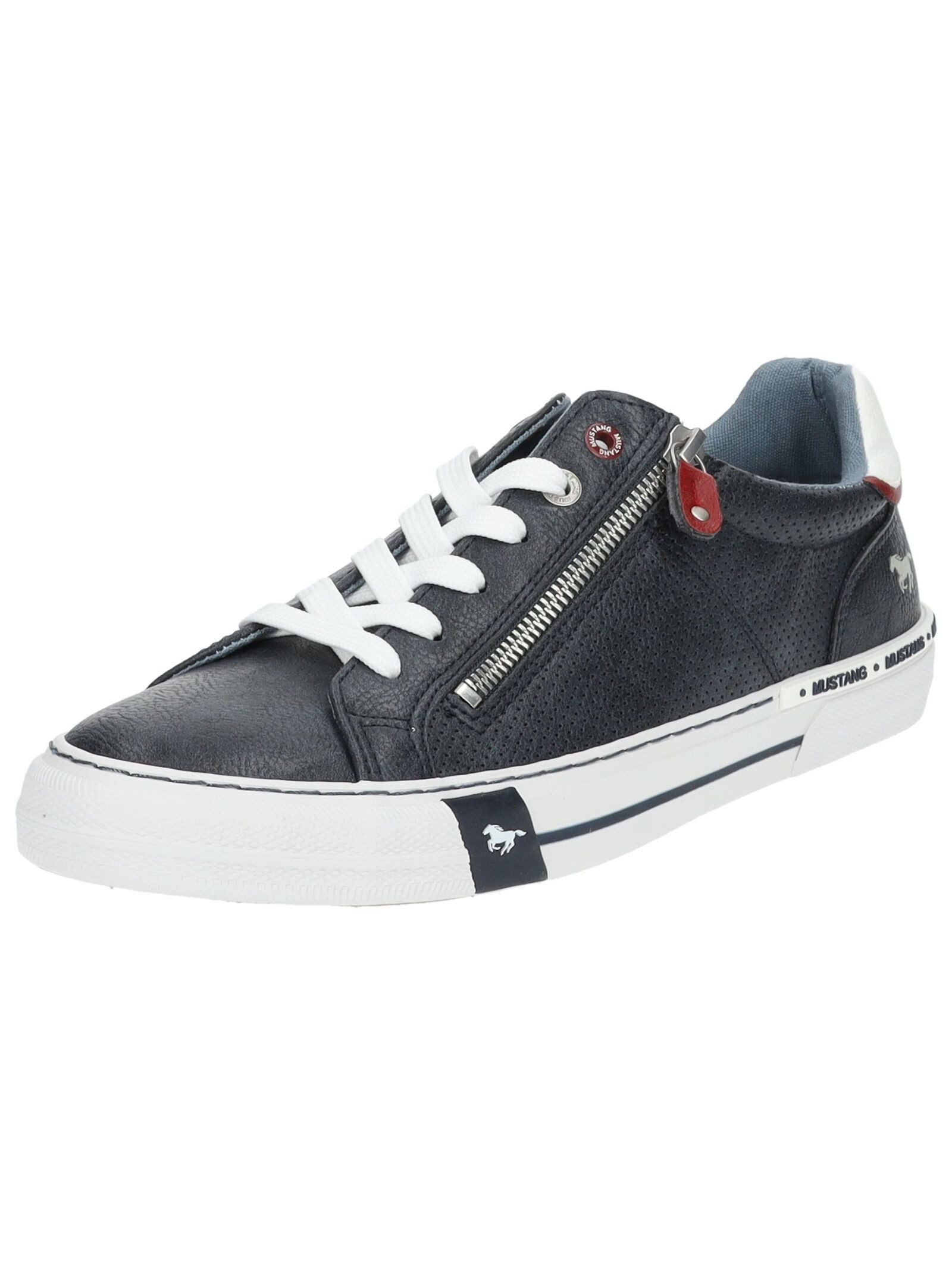Halbschuhe Lederimitat . Schnürschuh