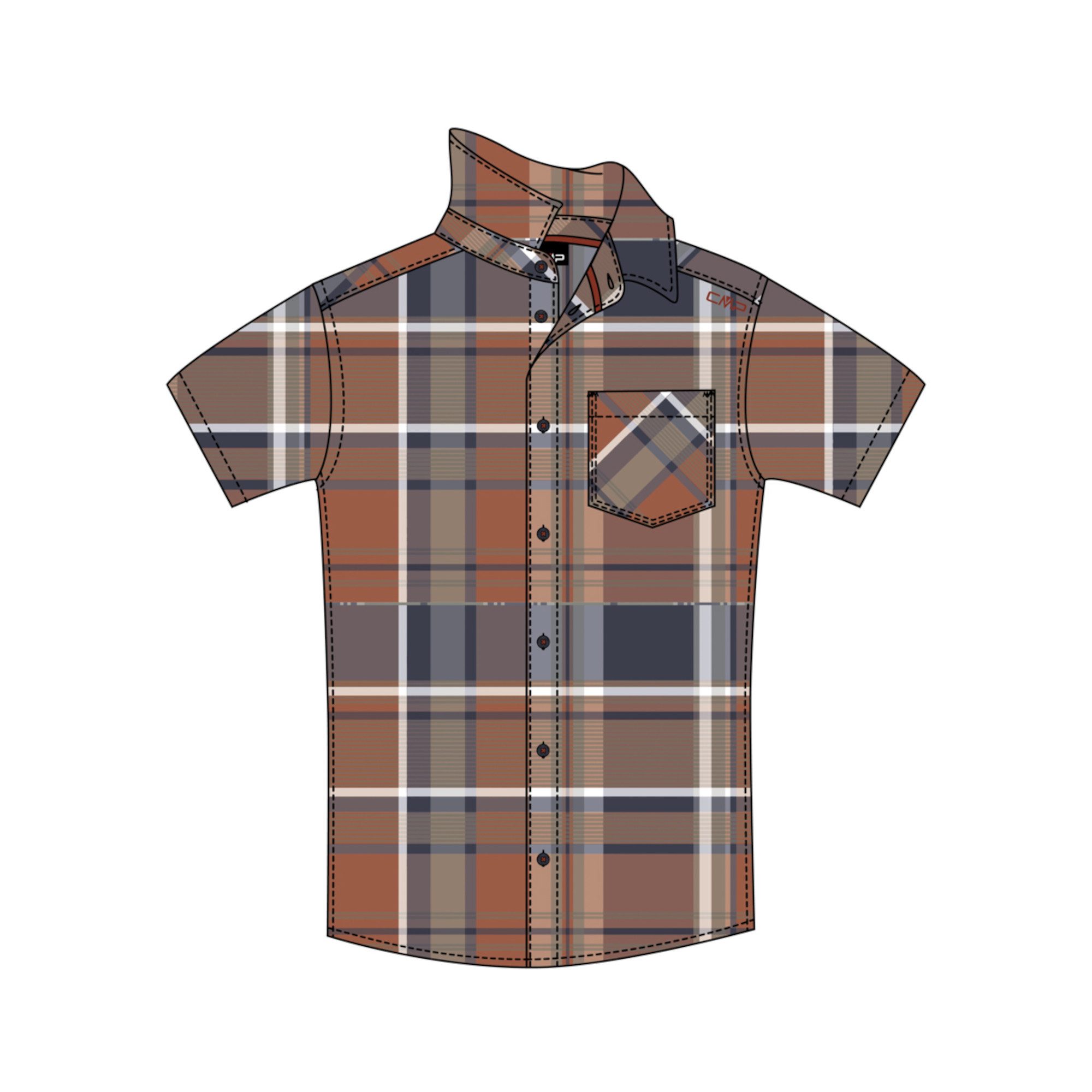 CMP Kurzarmhemd CMP Herren Kurzarm Hemd Man Shirt 30T9937