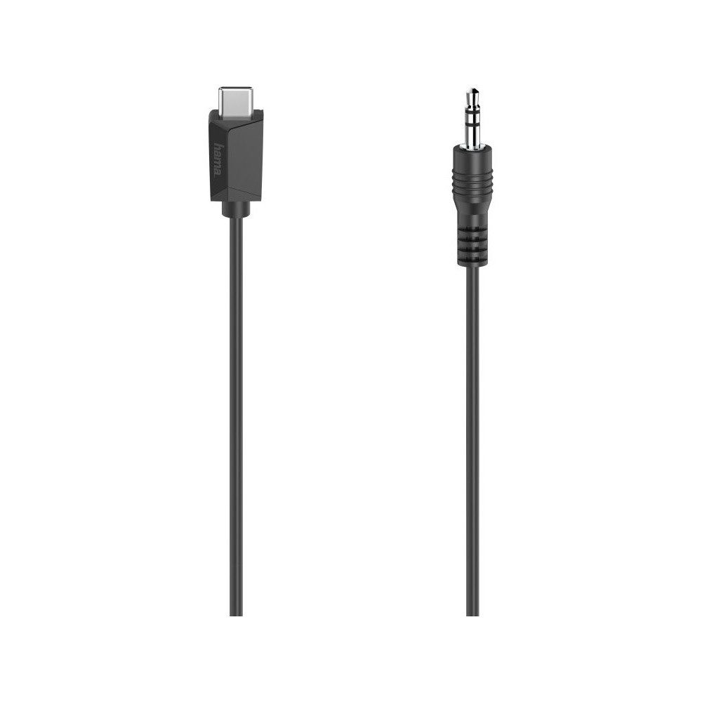 Hama Hama USB-C auf 3,5 mm Klinke Kabel 0,75 m Audio-Adapter USB-C zu 3,5 mm Jack Männlich