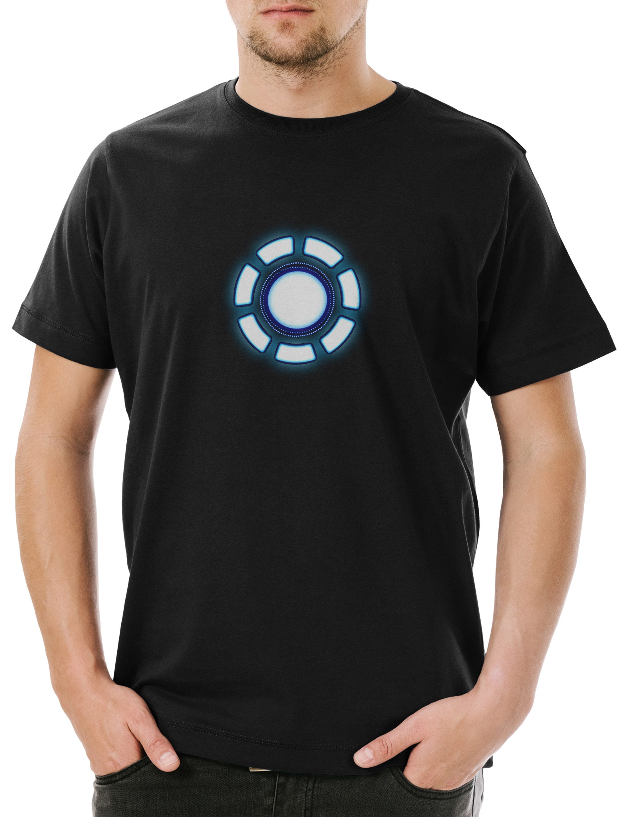 Print-Shirt Arc Reactor II Herren T-Shirt Iron Tony Stark Mark Man Armour