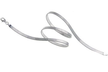 Silberkettenstore Silberkette Schlangenkette flach 4,2mm - 925 Silber, Länge 45cm