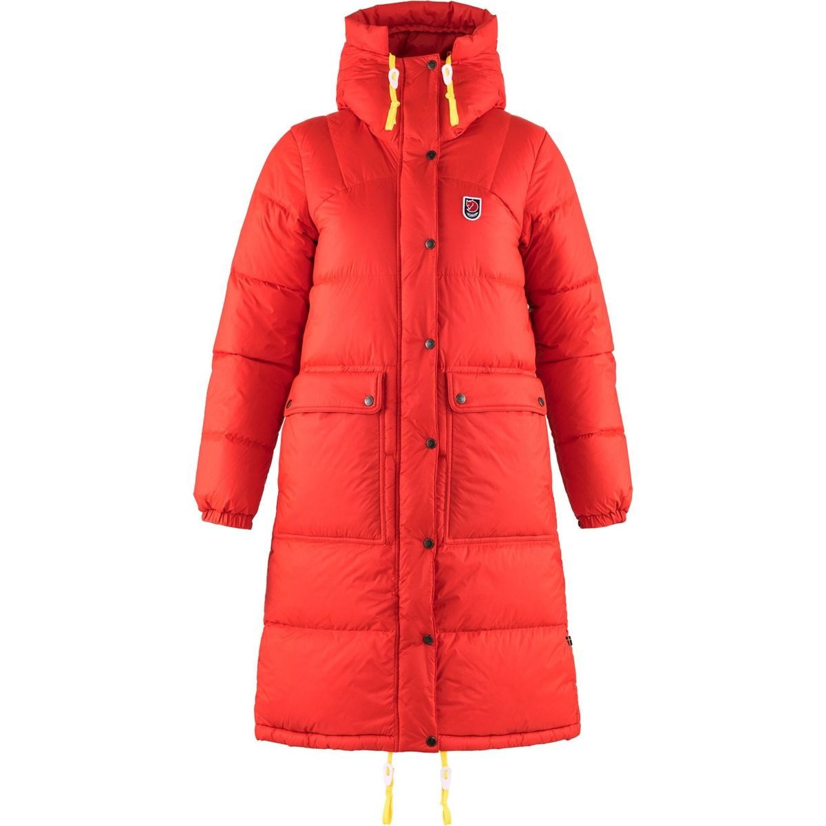 Fjällräven Steppjacke Expedition Long Down Parka W Langer Damen-Parka mit recycelten Materialien, ideal für