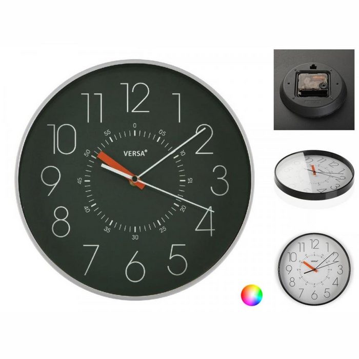 Bigbuy Uhr Wanduhr Cucina Kunststoff 43 x 305 x 305 cm Grün