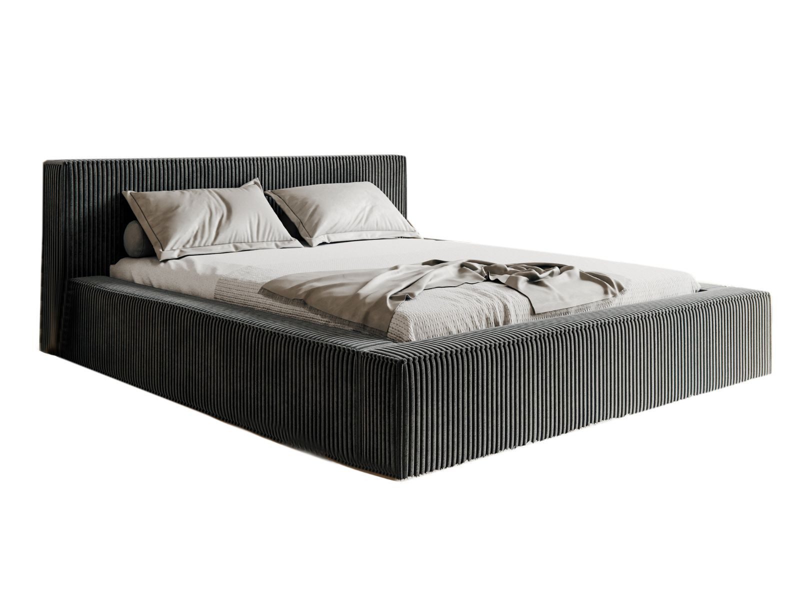 Compleo Polsterbett CORD mit Stauraum ASTA, Modern design (Kostenlose Liefe günstig online kaufen