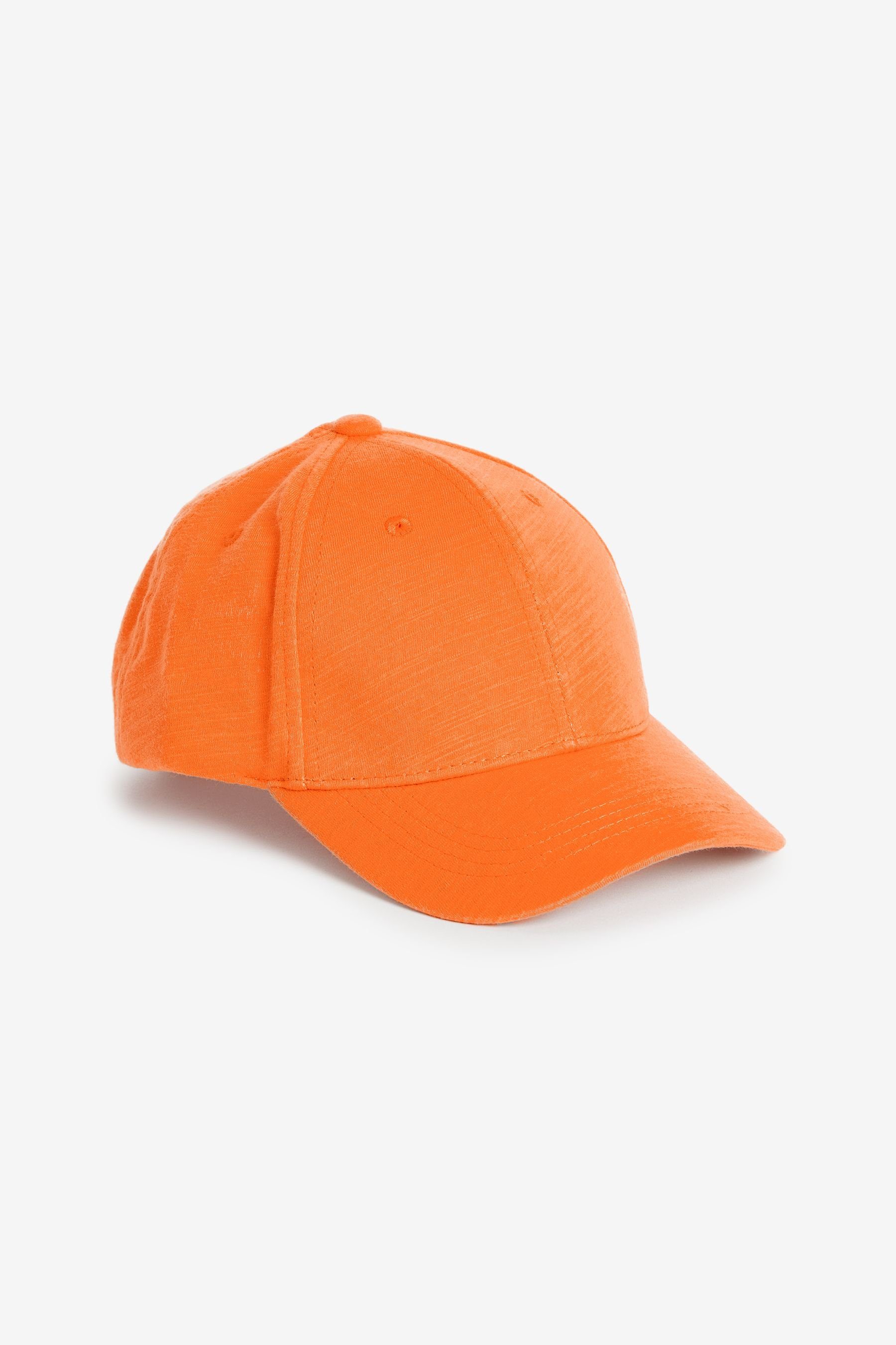 Next Baseball Cap Jersey-Cap aus (1-St) Orange schwerem Jersey