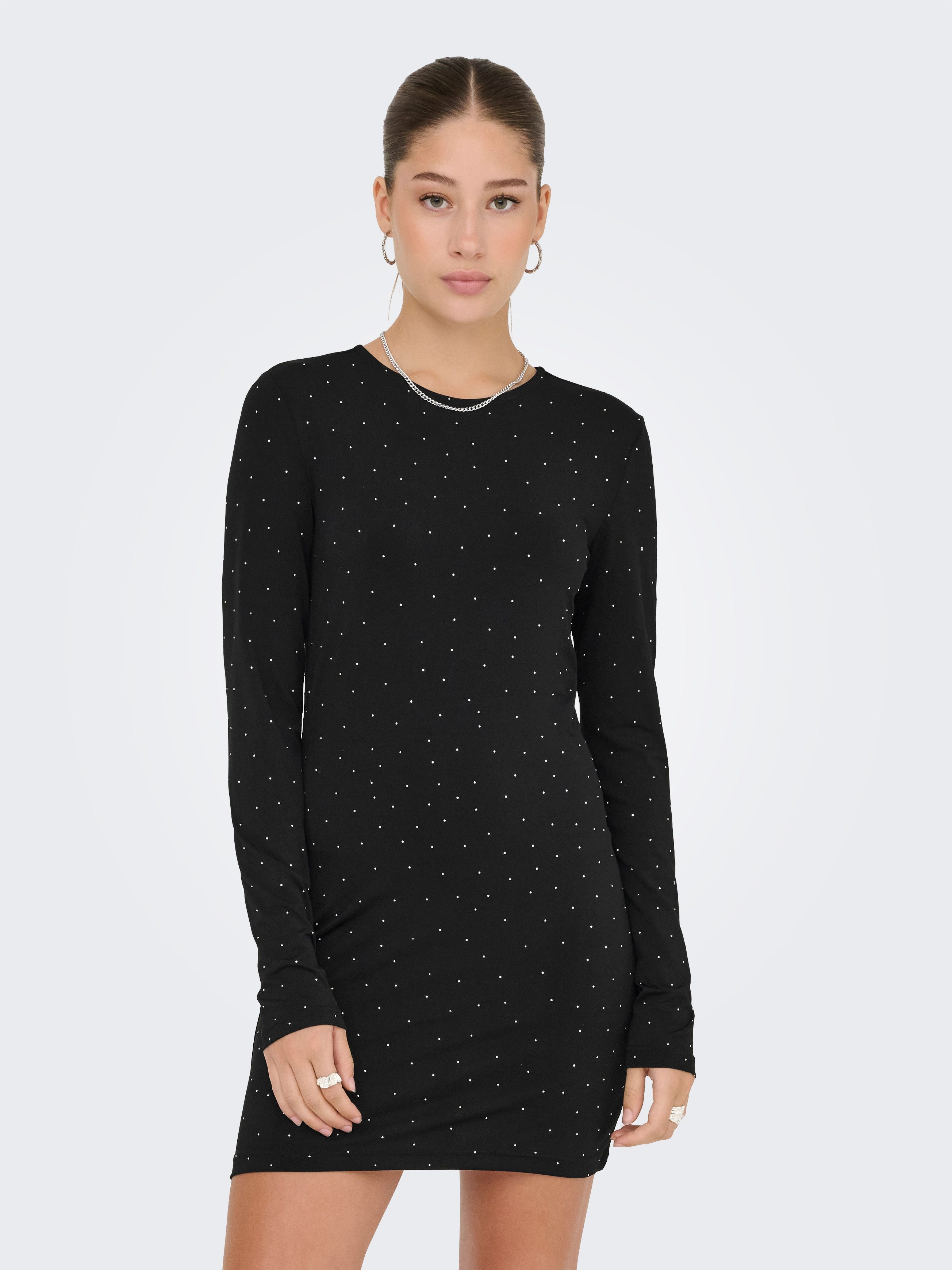 ONLY Minikleid ONLZITA L/S O-NECK SHORT günstig online kaufen