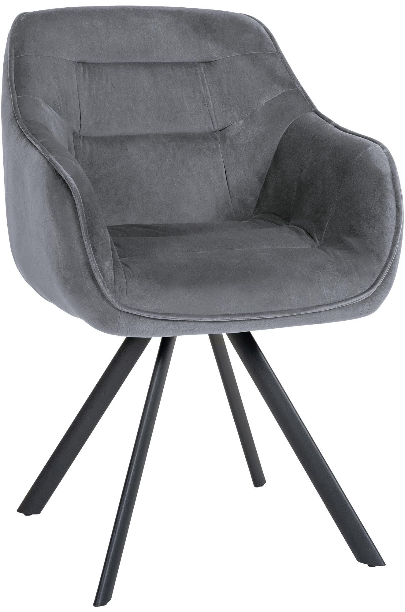 CLP Esszimmerstuhl Russel, Samt oder Antik Stoff günstig online kaufen