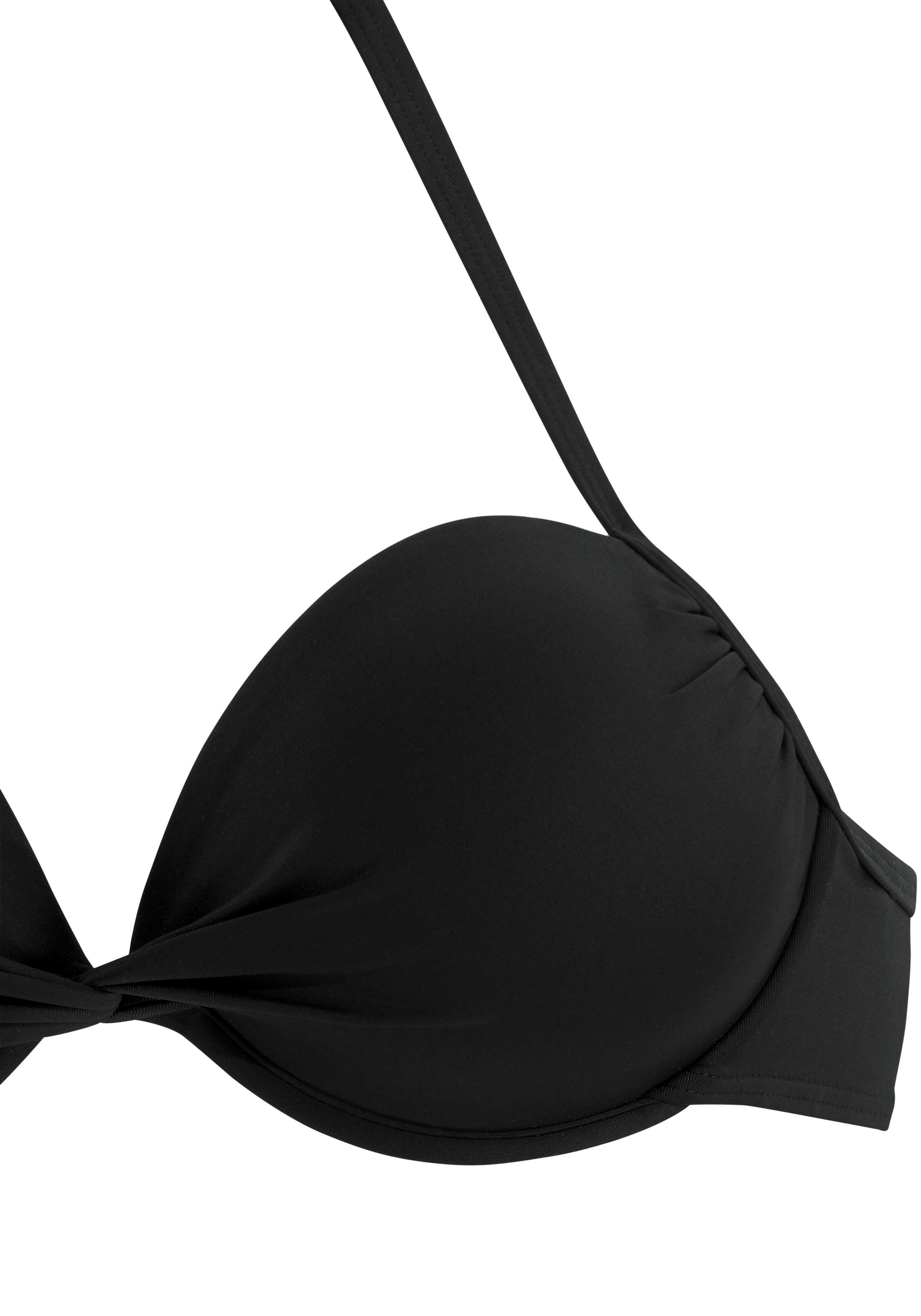 LASCANA Push-Up-Bikini-Top Italy, mit Raffung