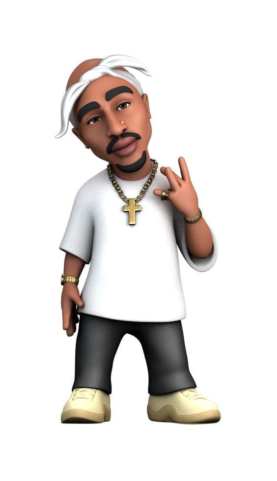 Minix Dekofigur Tupac Minix Figur Tupac Shakur 12 cm (1 St), Sammelfiguren