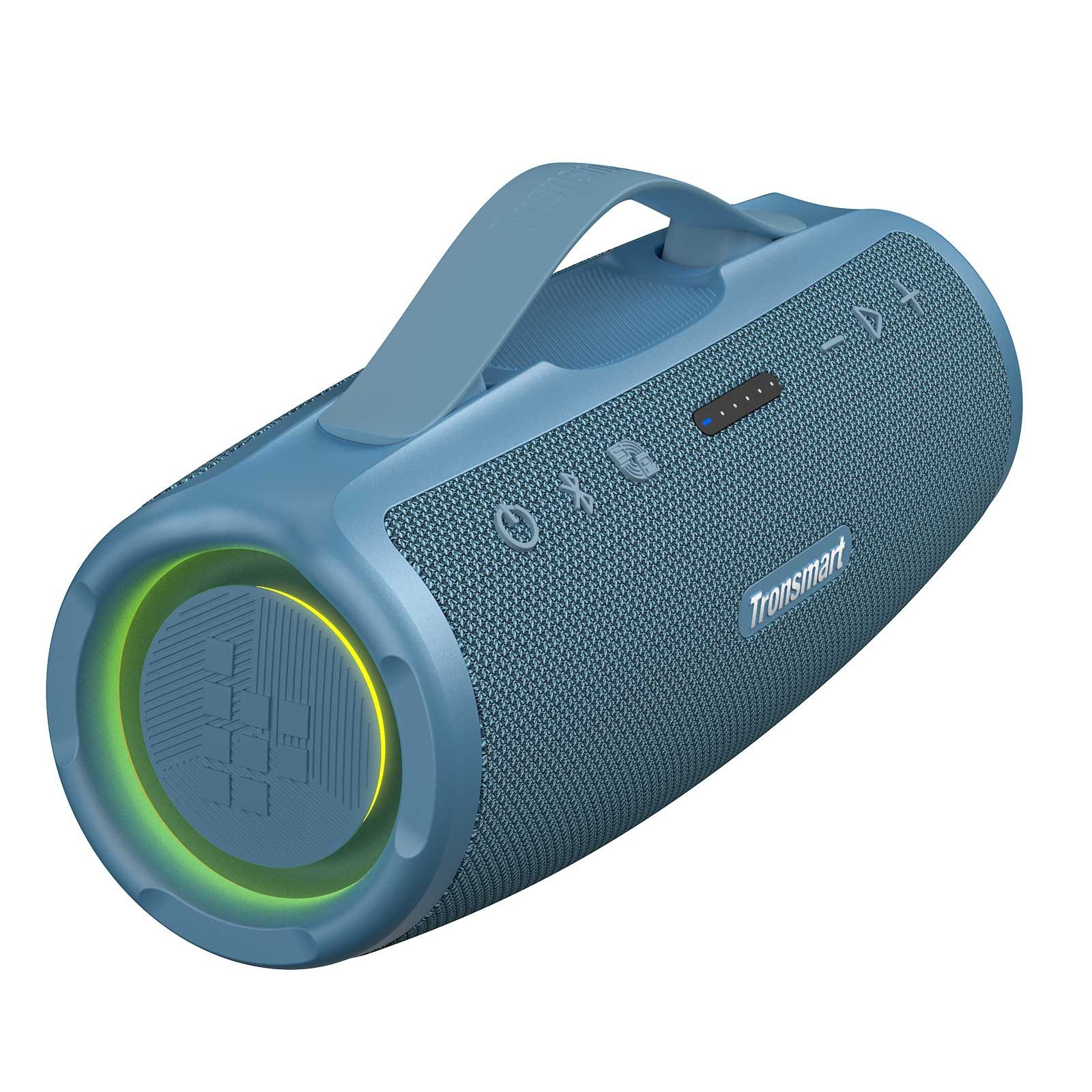 Tronsmart Mirtune S100 Tragbarer Außenlautsprecher, anpassbarer EQ, 50 W Bluetooth-Lautsprecher (50 W, 20 Stunden Spielzeit, IPX7 wasserdicht, einziehbarer Griff)