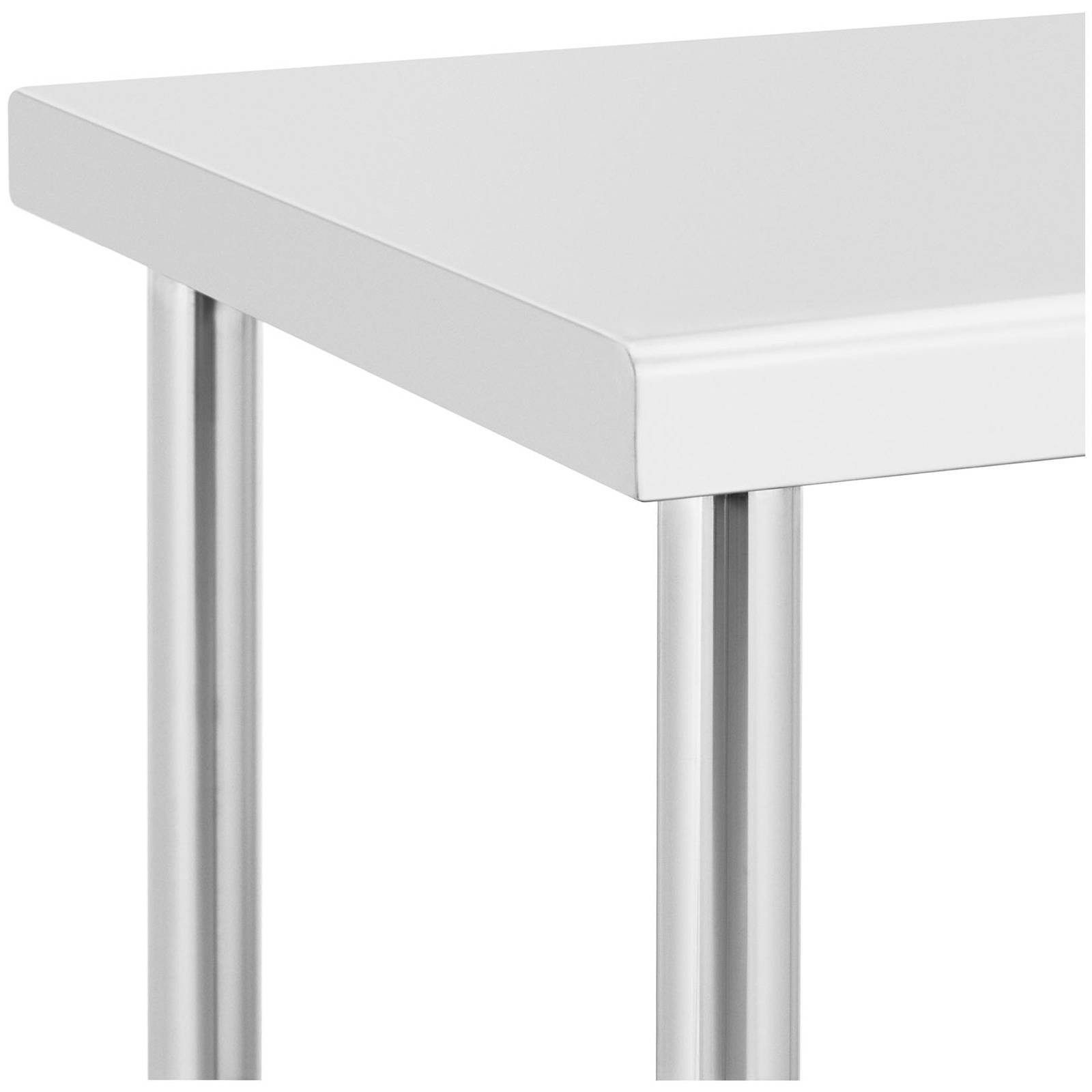 Royal Catering Arbeitstisch 60 x 120 cm Rollbarer Edelstahltisch Gastrotisc günstig online kaufen