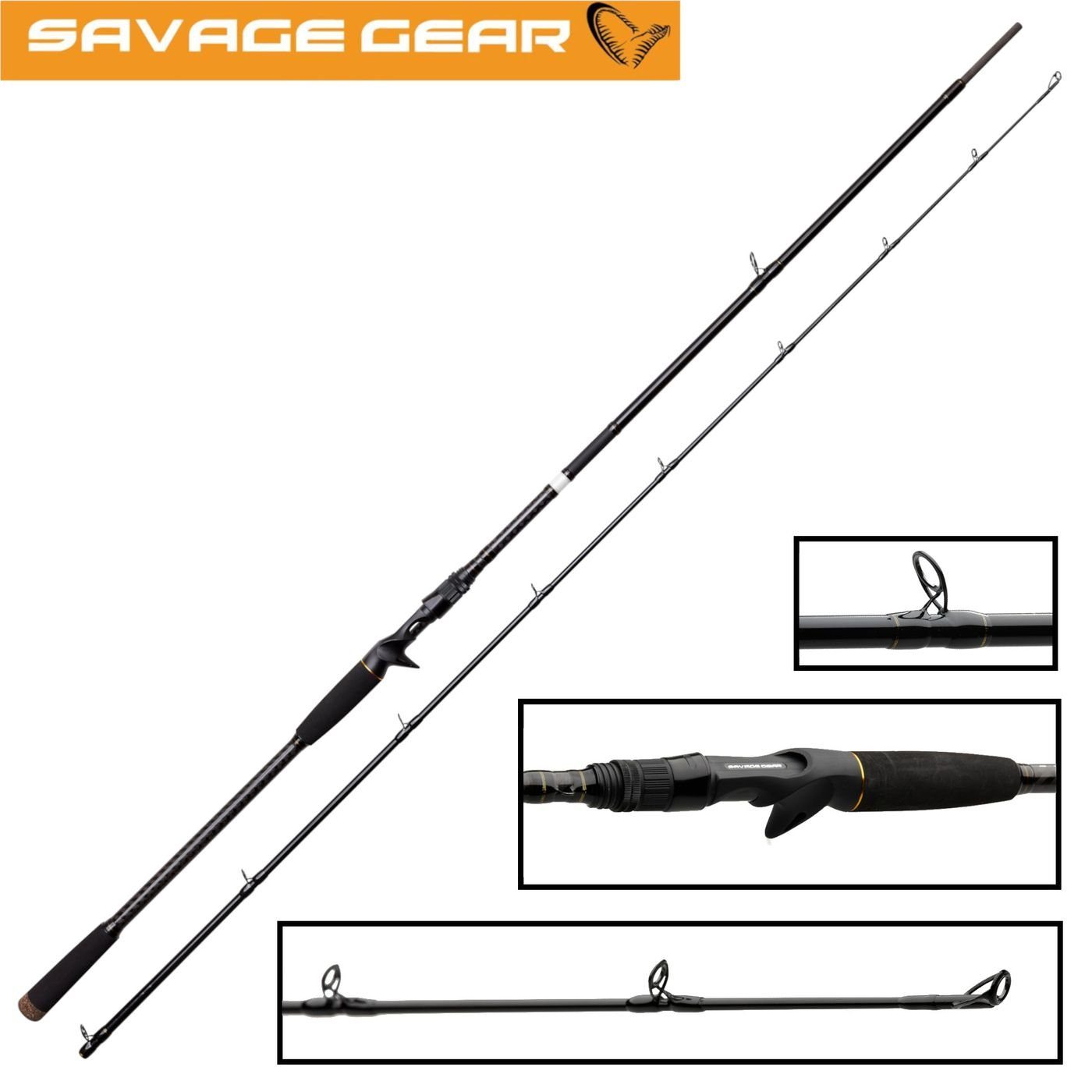 Savage Gear Baitcasterrute SG2 Big Bait Specialist 259cm 110-220g - Baitcaster Rute
