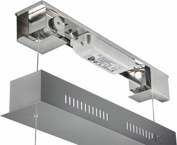 TRIO Leuchten LED Pendelleuchte Alegro, Dimmfunktion, Seilzugmechanismus, mehrere Helligkeitsstufen, LED fest integriert, Warmweiß, LED Hängelampe, LED Hängeleuchte, Switch Dimmer