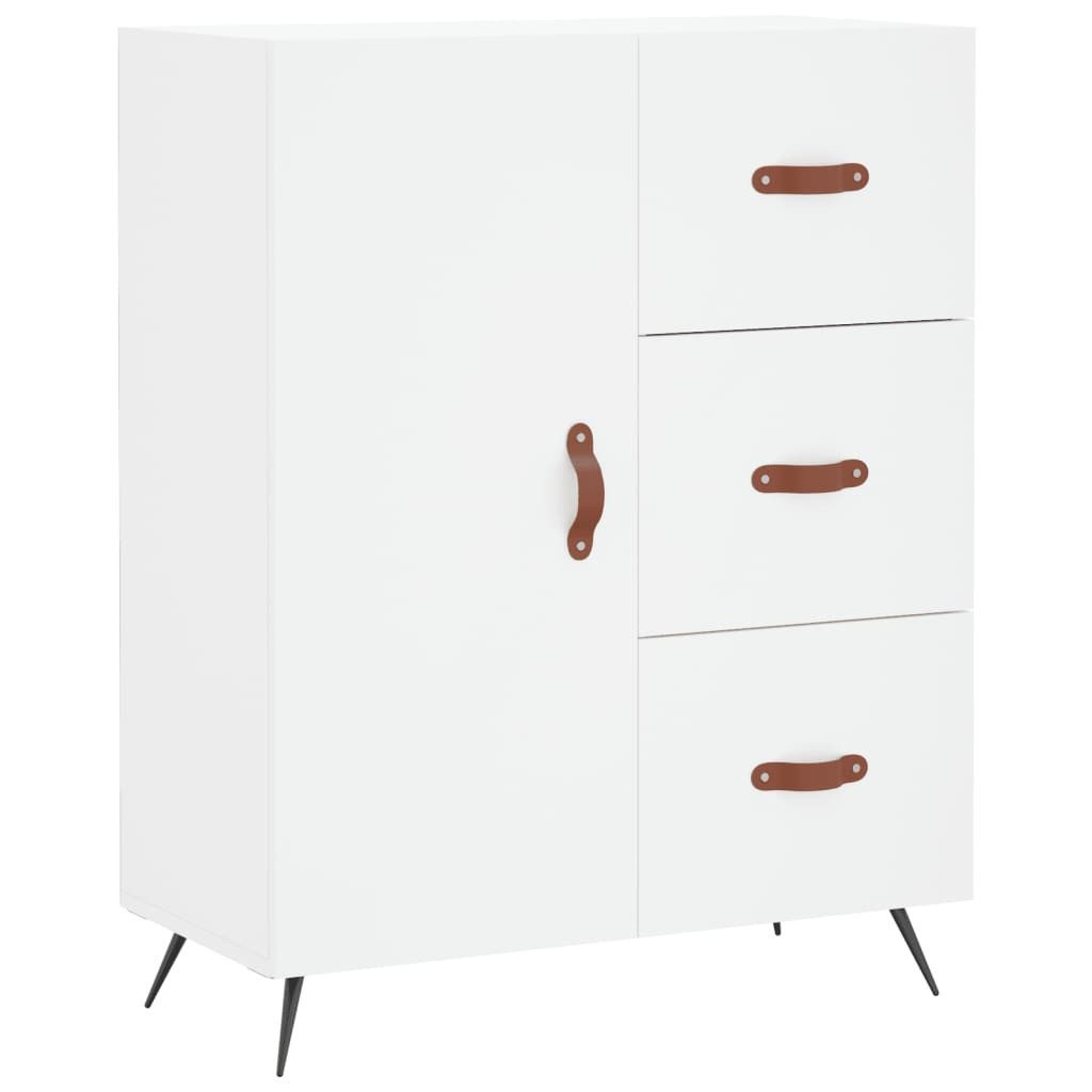 Sideboard Sideboard Weiß 69,5x34x90 cm Holzwerkstoff