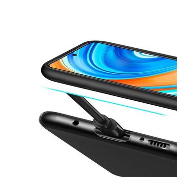 CoolGadget Handyhülle Black Series Handy Hülle für Xiaomi Redmi Note 9 Pro 6,67 Zoll, Edle Silikon Schutzhülle für Redmi Note 9 Pro, Xiaomi Note 9S Hülle