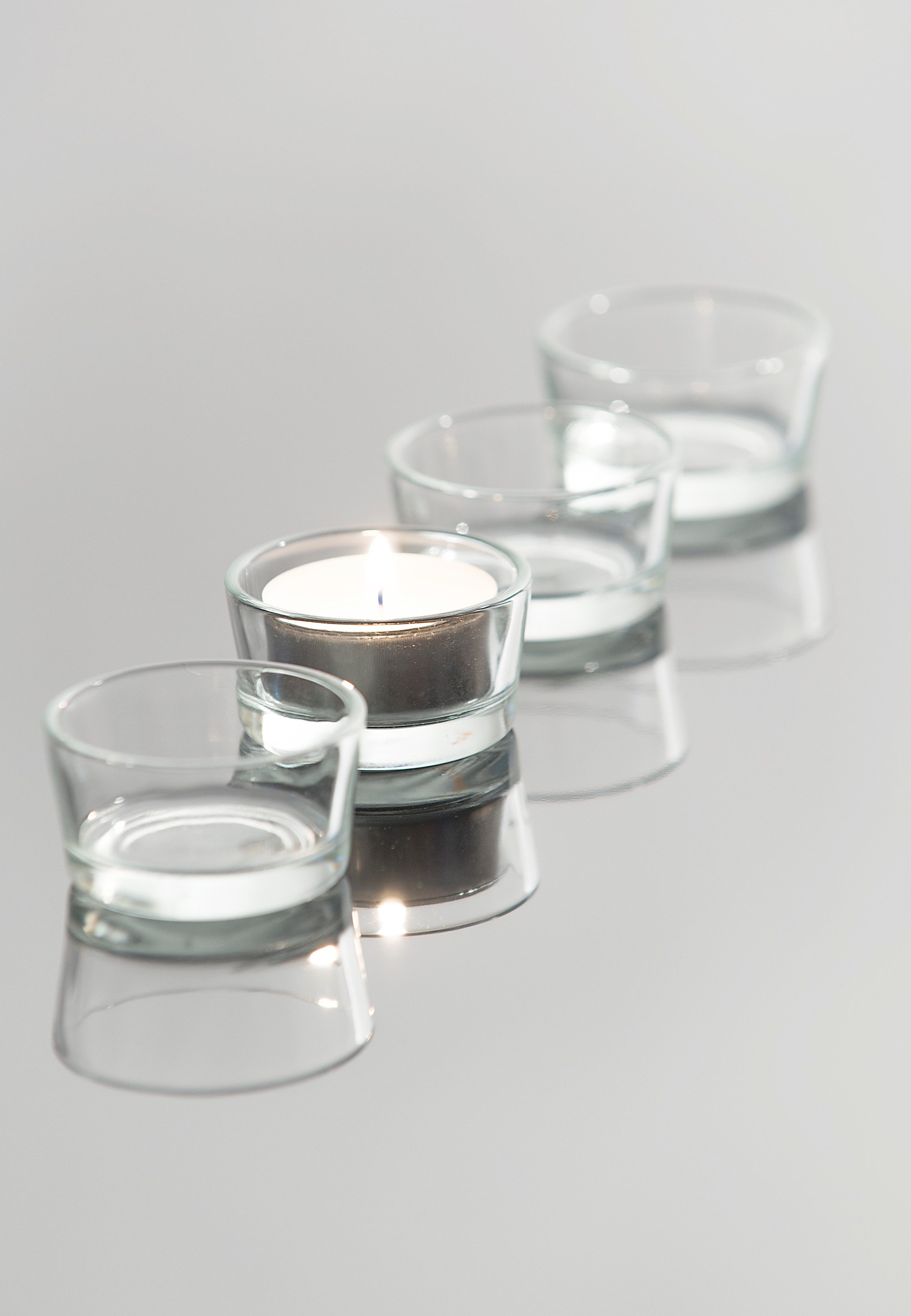 Sandra Rich Teelichthalter SANDRA RICH, TEELICHTHALTER, "tealight holder H3cm/5cm clear"