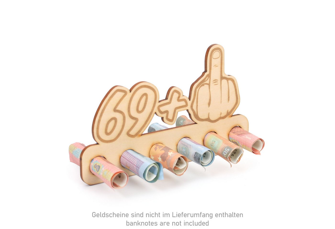 Thumbnail - Kreative Feder Glückwunschkarte Geldgeschenk zum 16. - 85. Geburtstag für Männer, Origineller Wunscherfüller „Mittelfing...