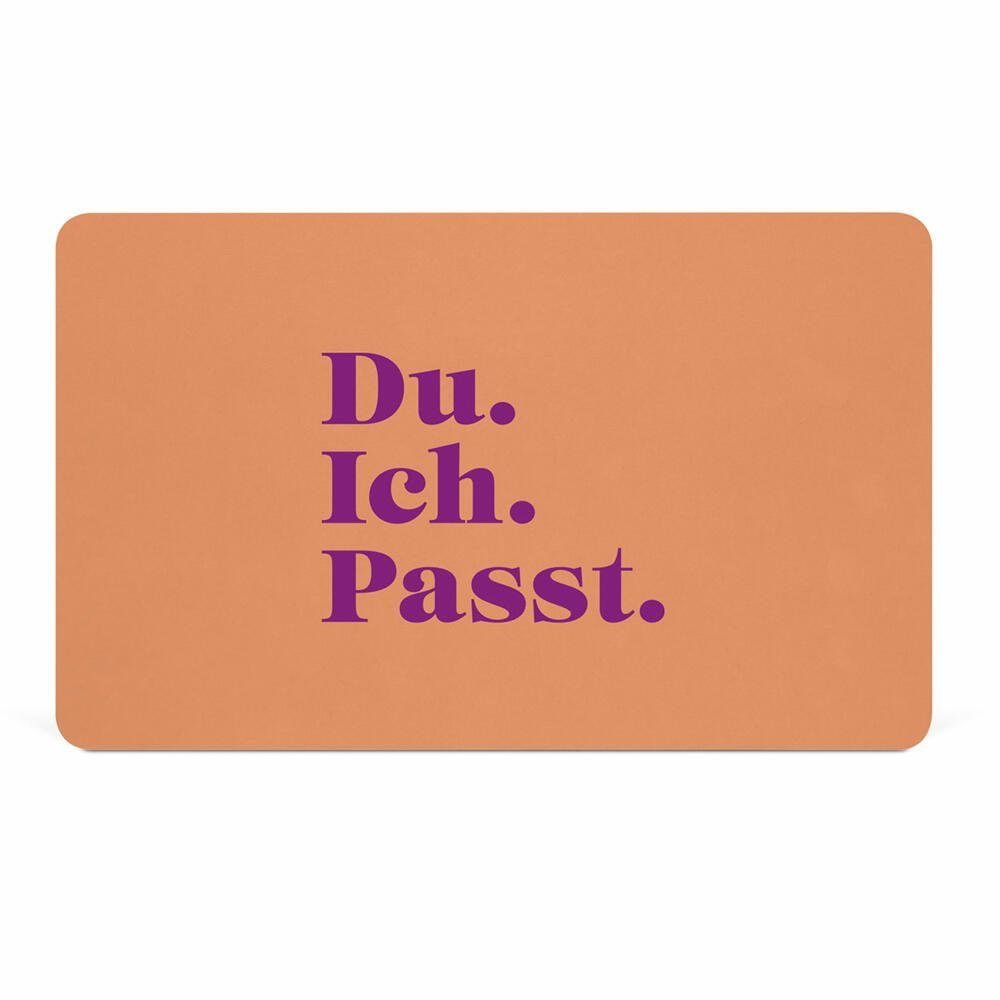 PPD Frühstücksbrett Du. Ich. Passt. D@H Tray, Kunststoff