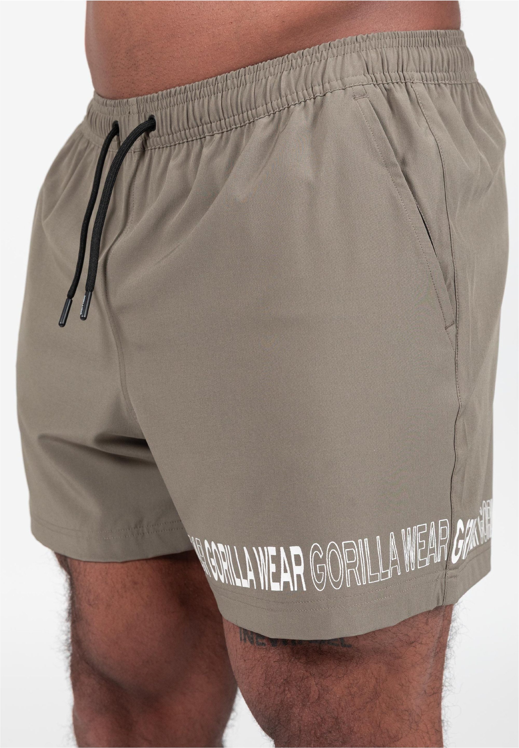 Gorilla Wear Badeshorts mit schnelltrocknendem Material