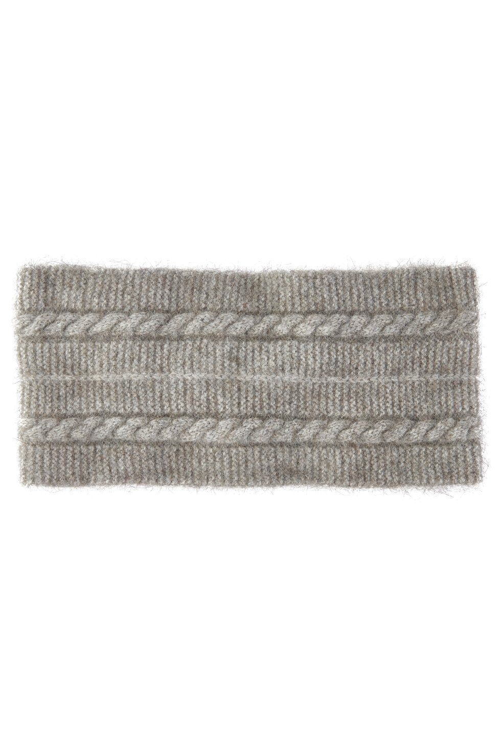 Koru Knitwear Stirnband Possum Merino Zopfmuster Stirnband aus der Possumhaarfaser